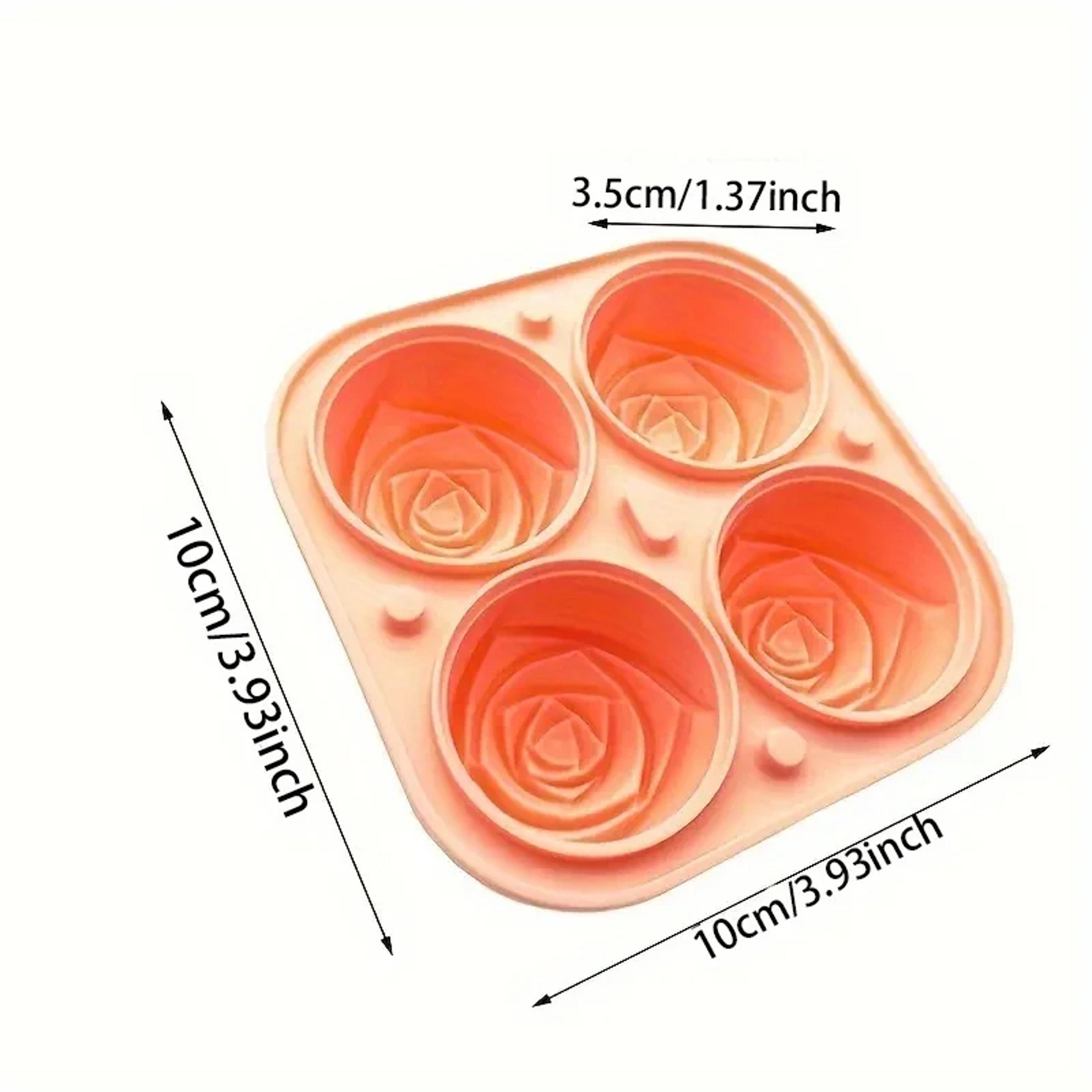 Rose Blossom Ice Cube & Chocolate Mold Tray – view 5