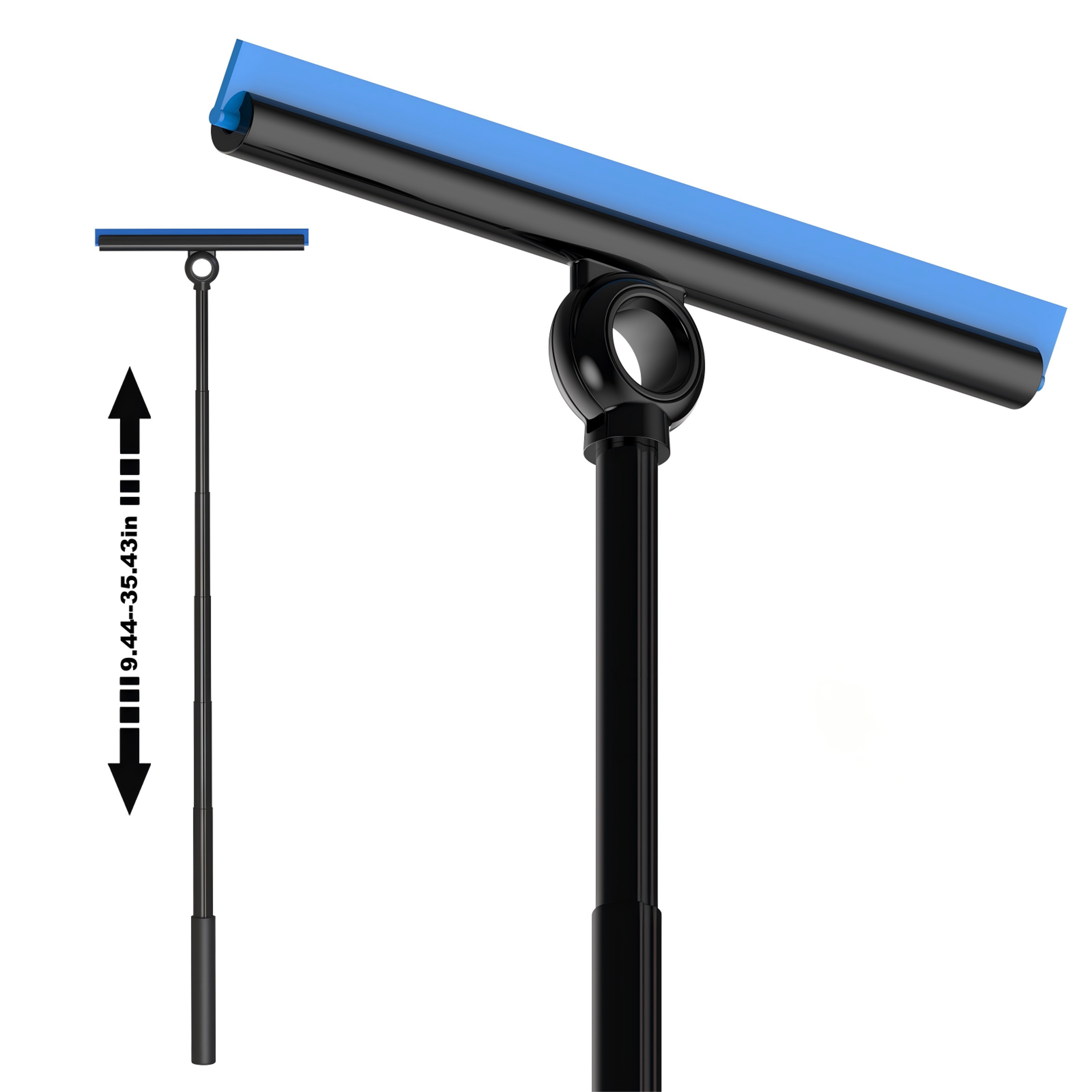 Telescopic Shower Squeegee For Glass Doors Mirrors  Bathroom Cleaning Wiper Scraper 3