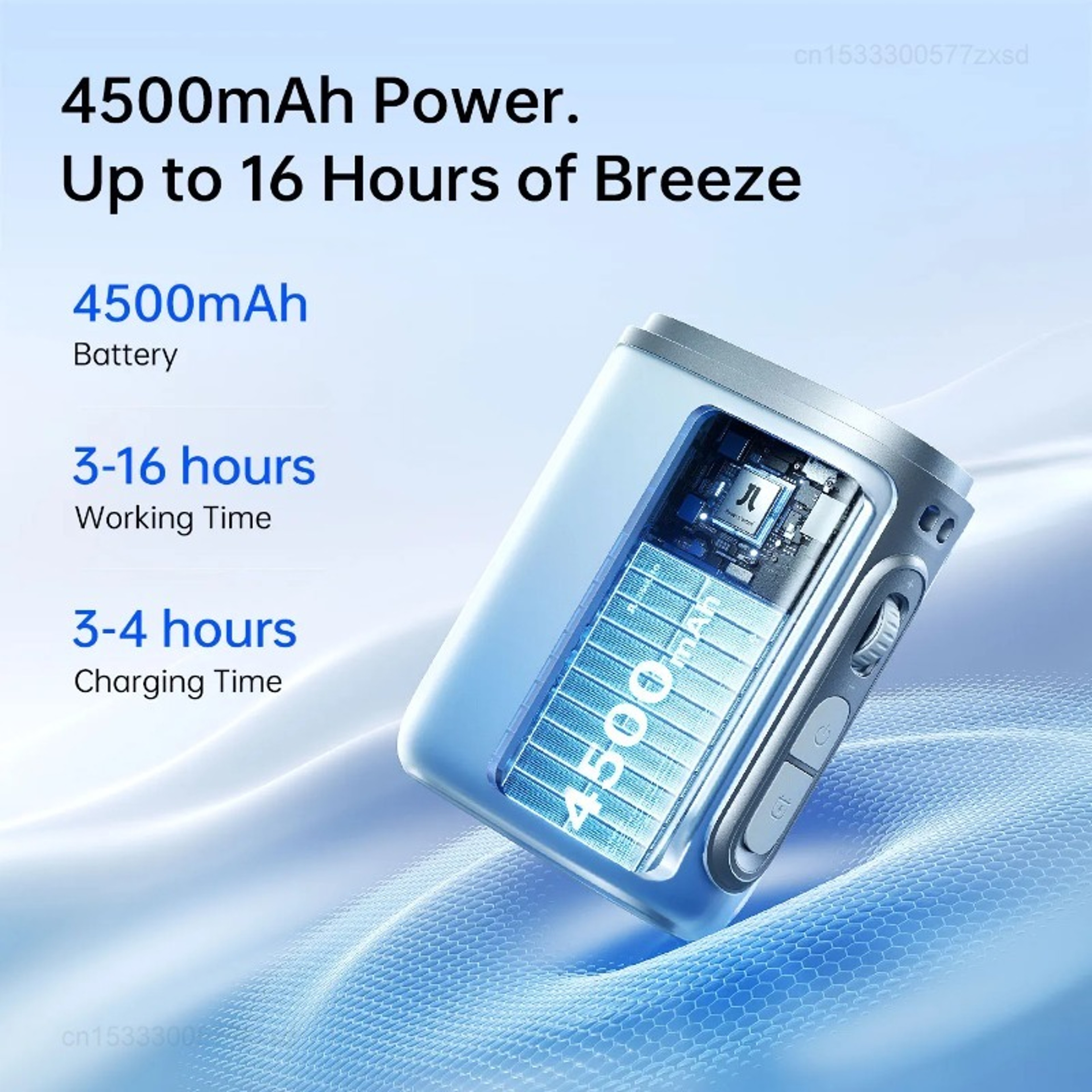 ArcticFlow Pro Portable Neck Fan With LED Display  100Speed Cooling 2