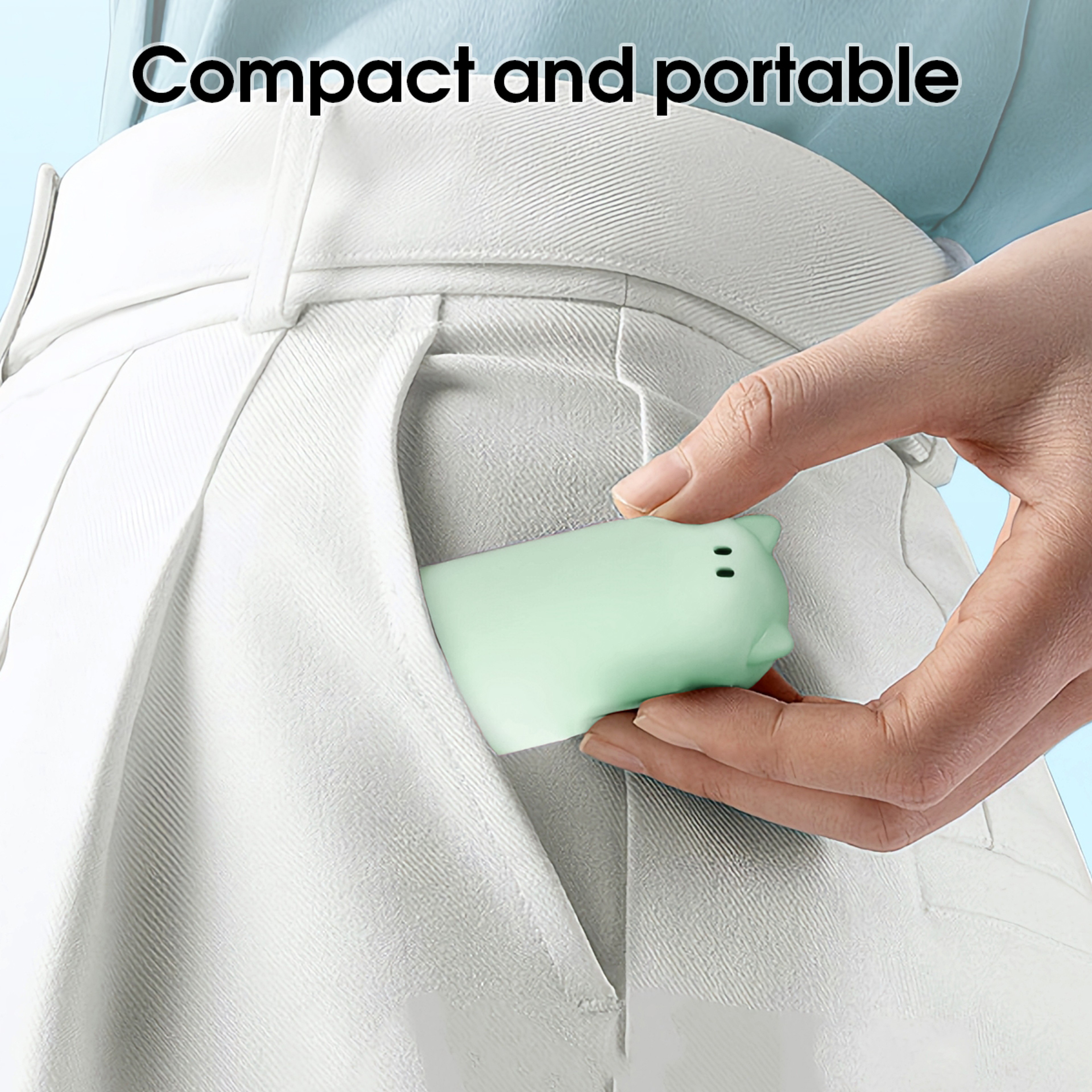 Bear Breeze Portable Handheld Fan USB Rechargeable Foldable Mini Desk Fan – view 5