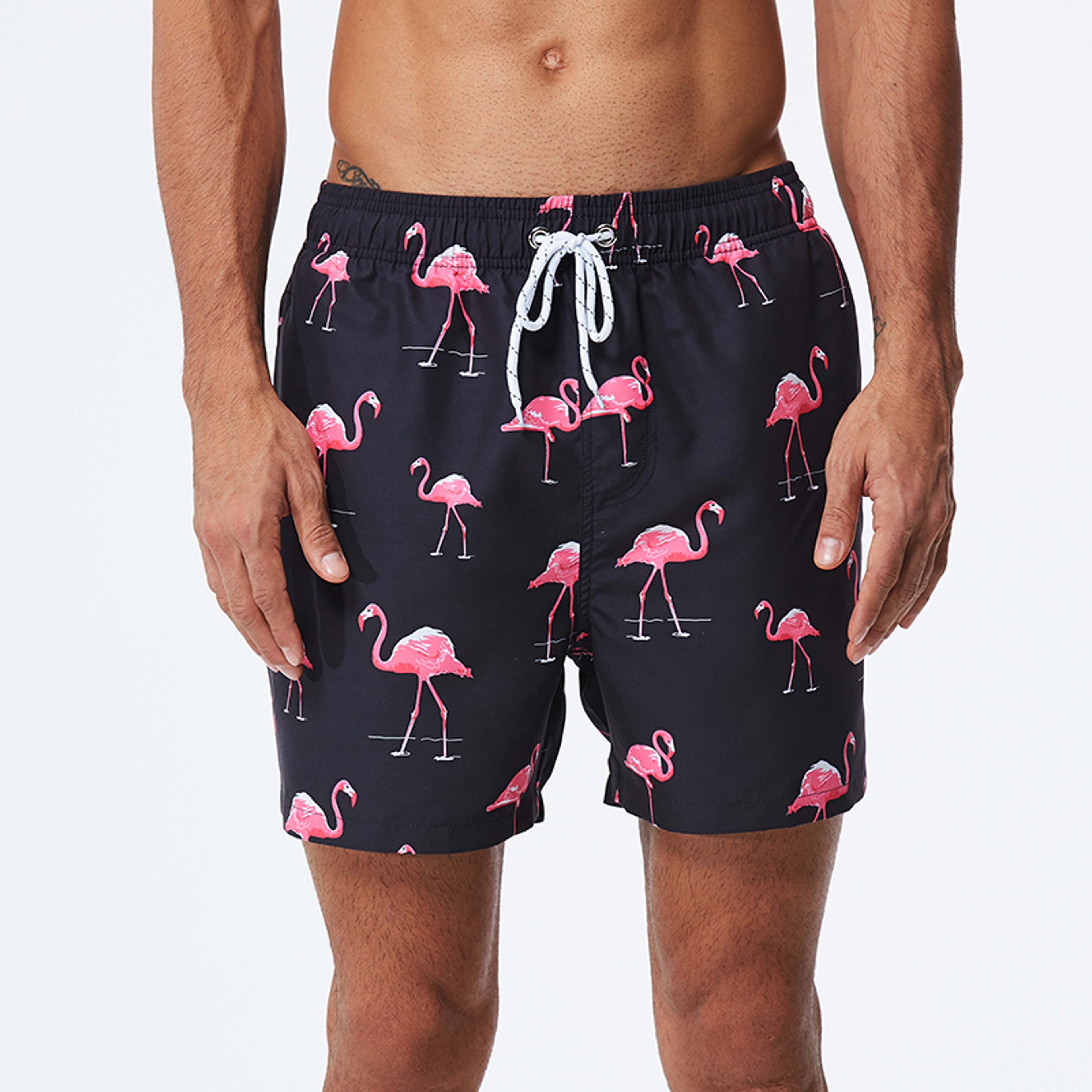 AquaFlex Quick Dry Mens Swim Trunks  Board Shorts For Beach Surf  Training 5