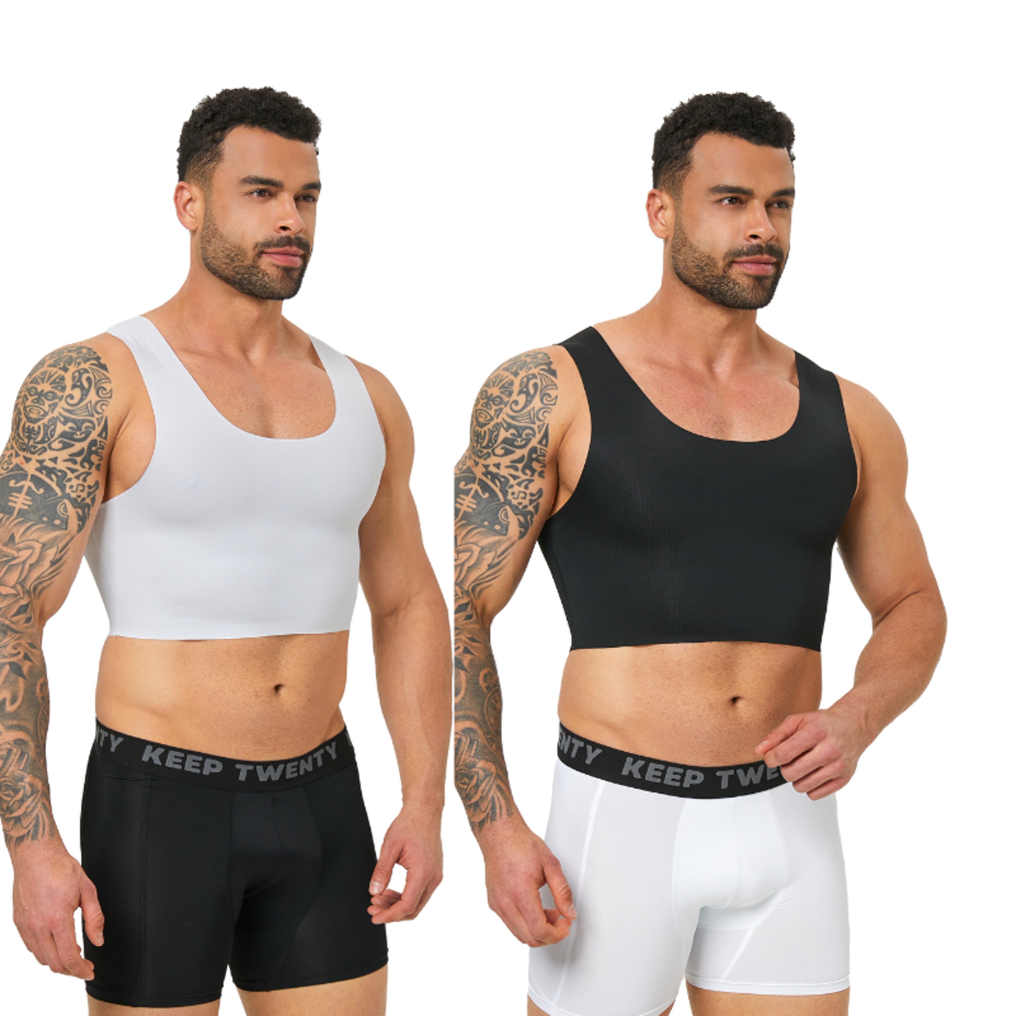 SculptFit Seamless Compression Tank For Men Breathable Body Shaping Undershirt 0