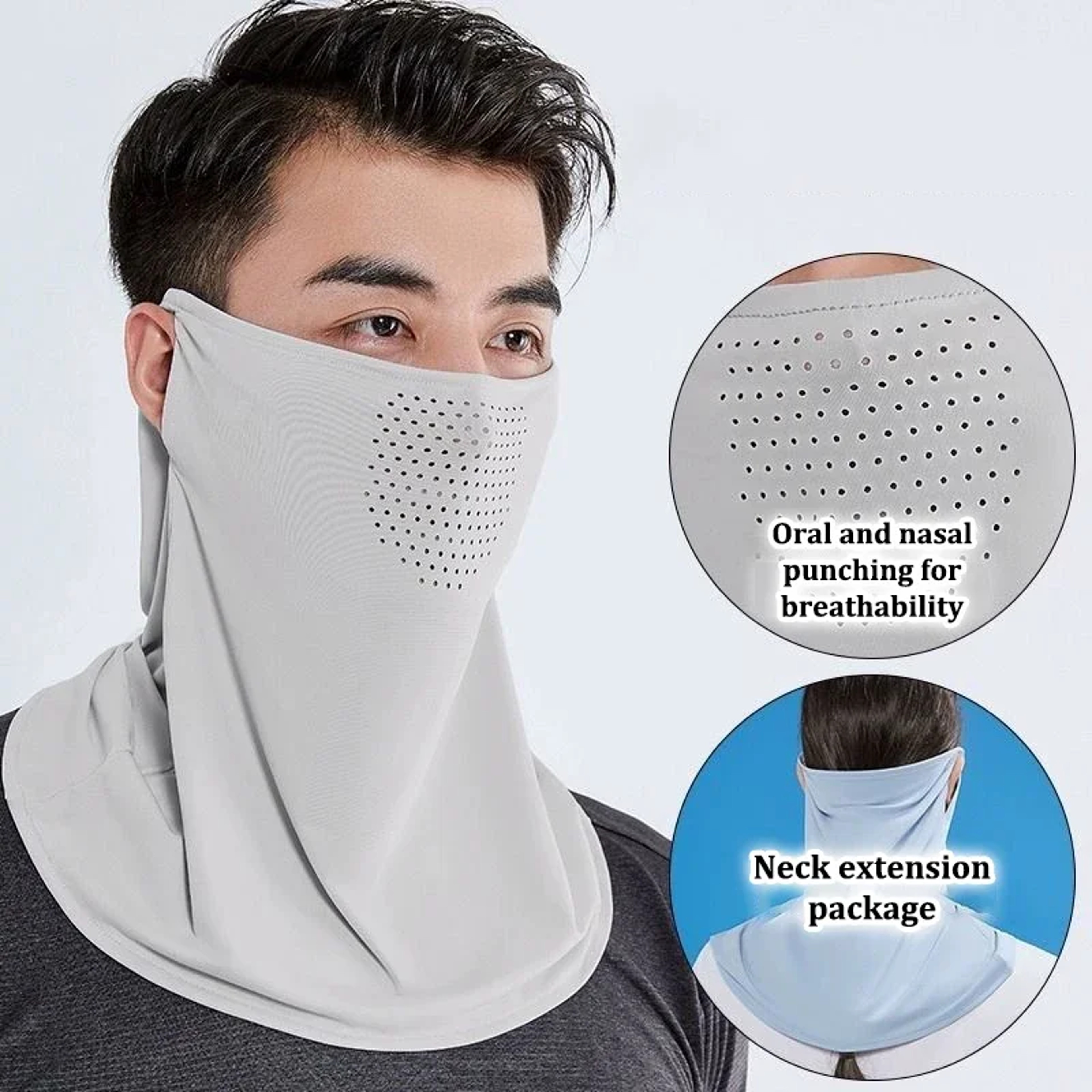 Ice Silk UV Protection Face  Neck Wrap Scarf For Outdoor Sports And Cycling 1