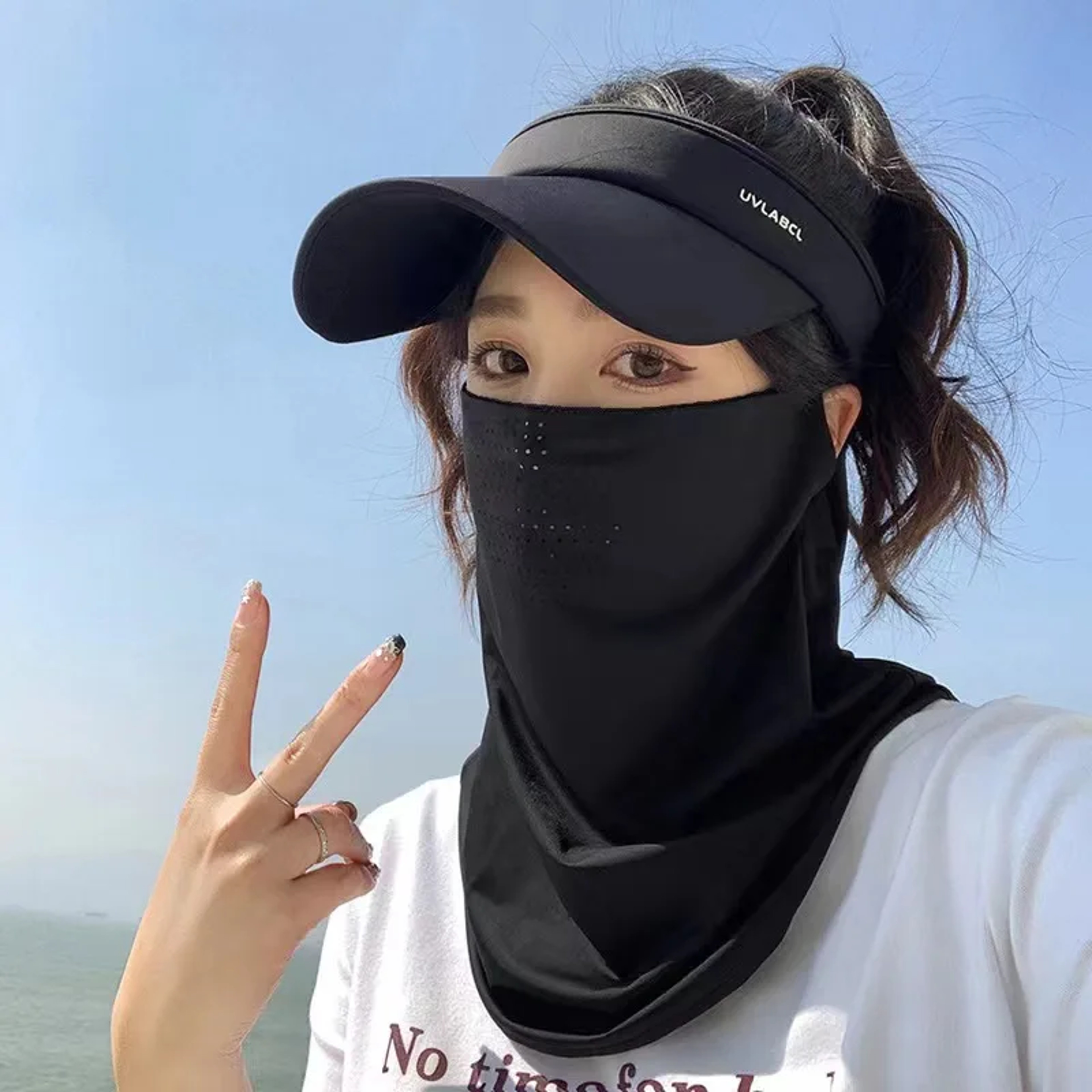 Ice Silk UV Protection Face  Neck Wrap Scarf For Outdoor Sports And Cycling 3