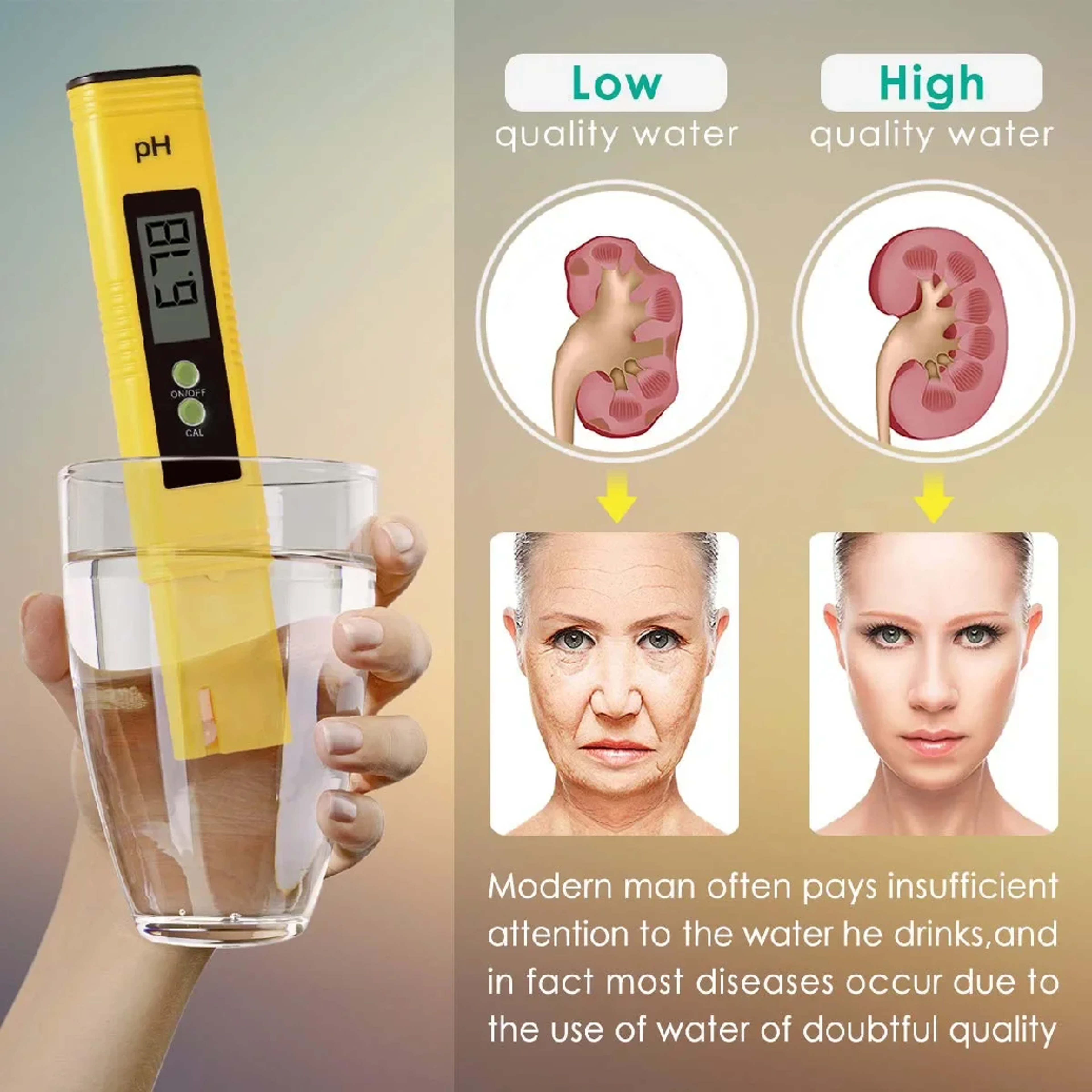 Digital pH Meter for Water Testing with Precision Accuracy – view 2