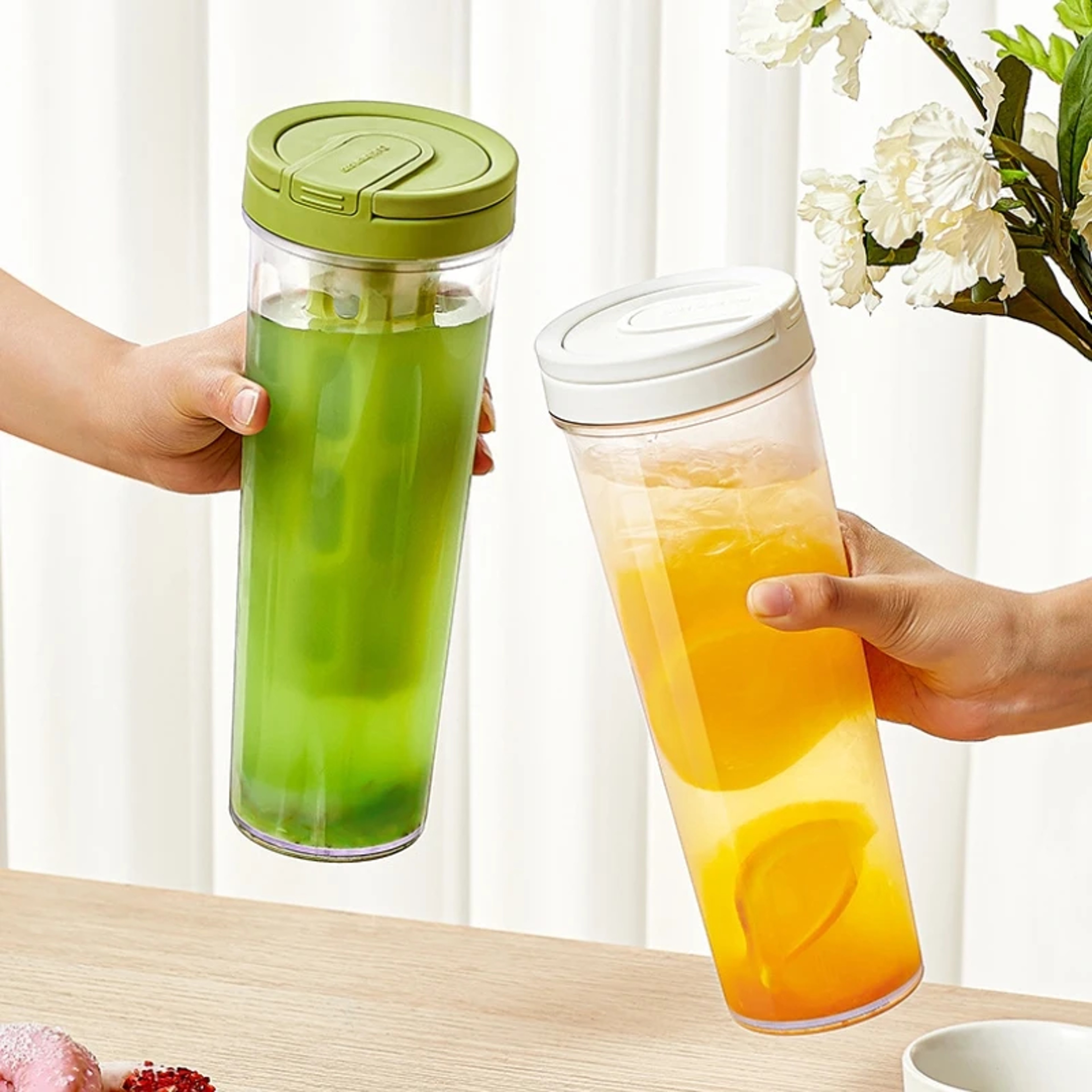 Portable Cold Brew Coffee Maker Pitcher Leakproof Iced Coffee Tea  Fruit Infuser Jug 0