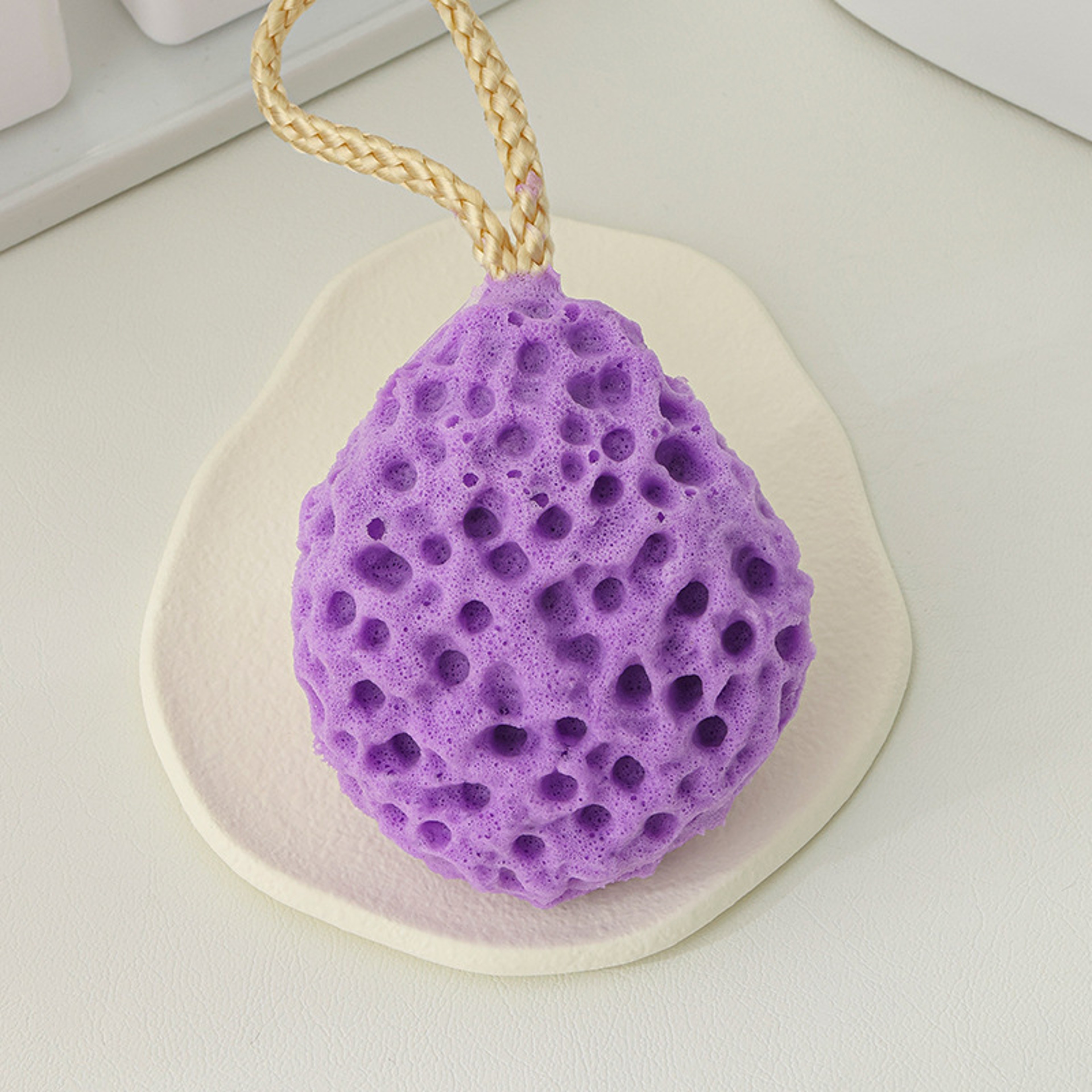 Honeycomb Kids Bath Sponge Scrubber Soft Foaming Shower Puff 6