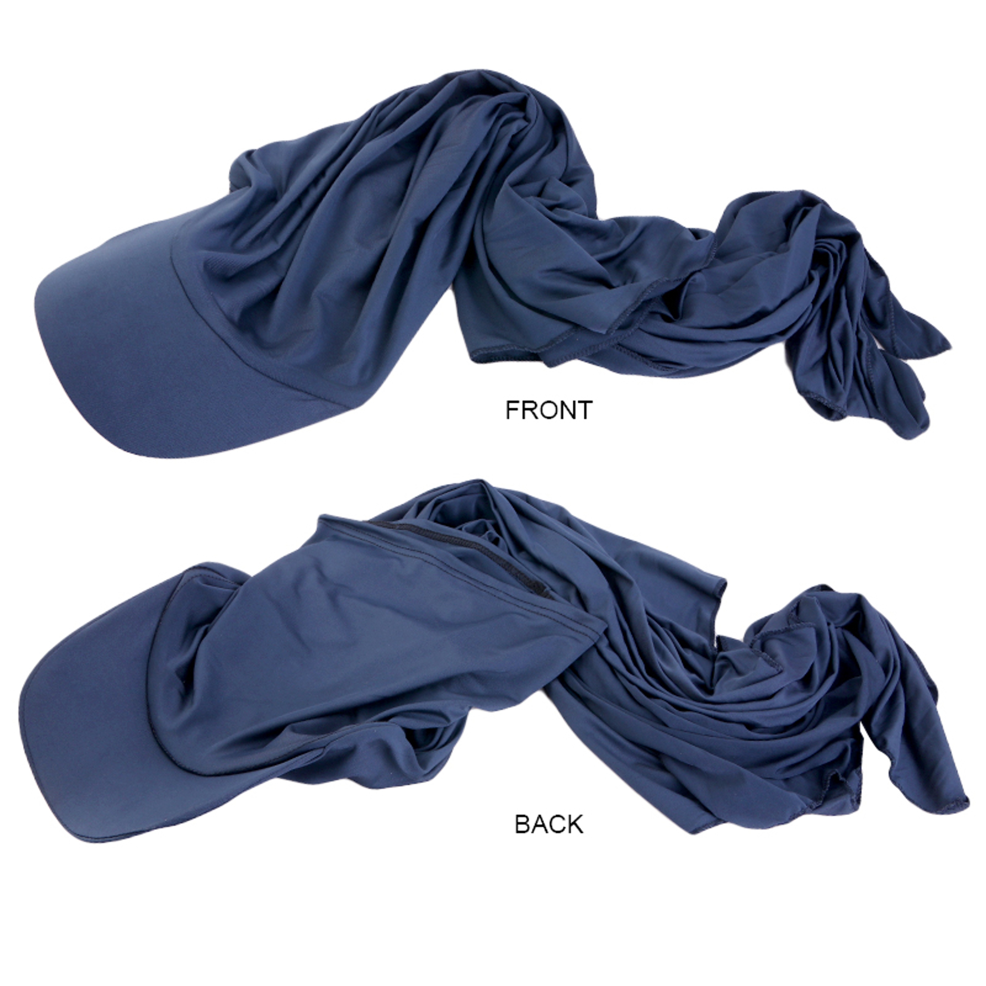 SunShield Ready Wear Hijab Cap With Visor  Pre Tied Bandana Scarf For Women 2