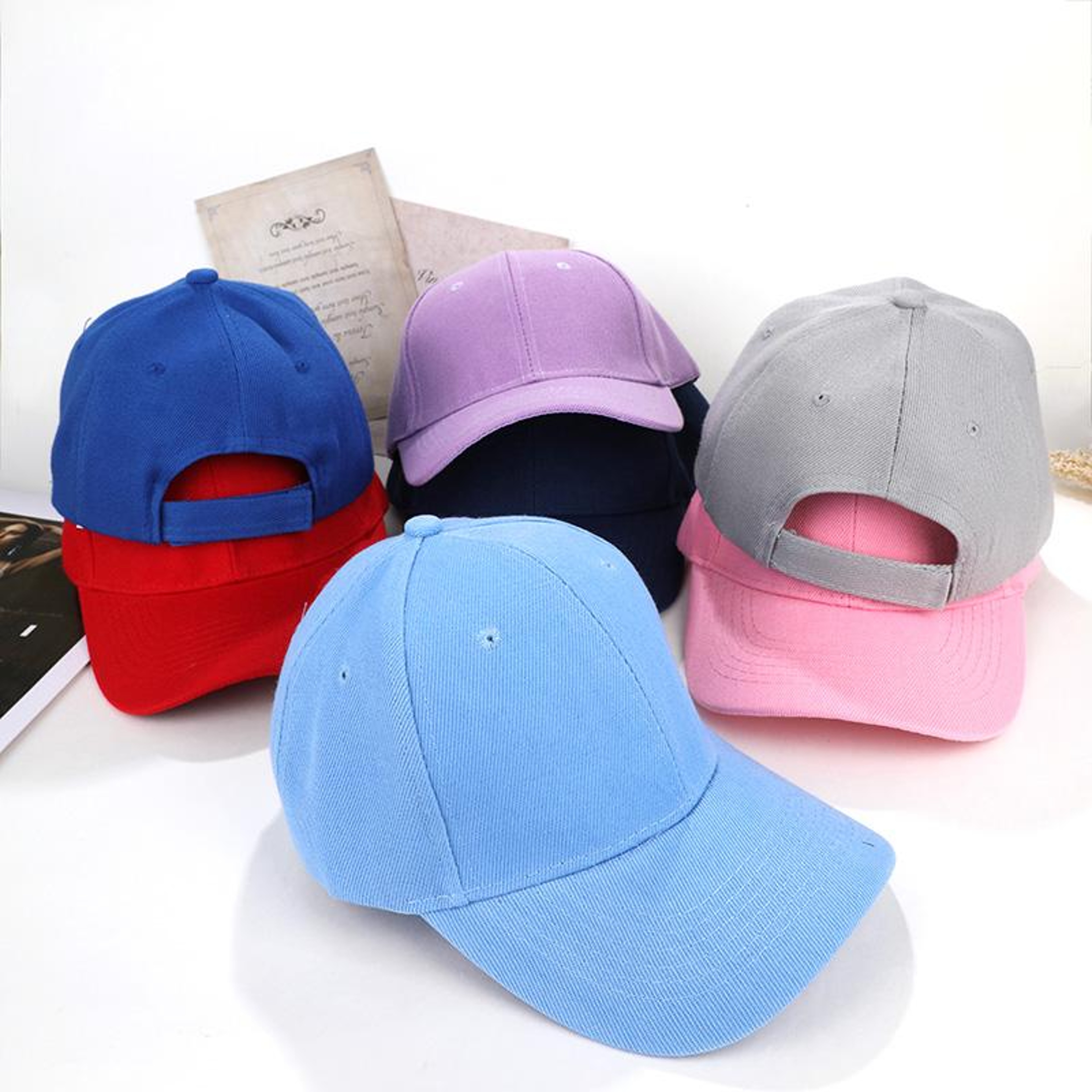 Kids Baseball Cap Adjustable Childrens Sun Hat For Boys  Girls Summer Travel 4