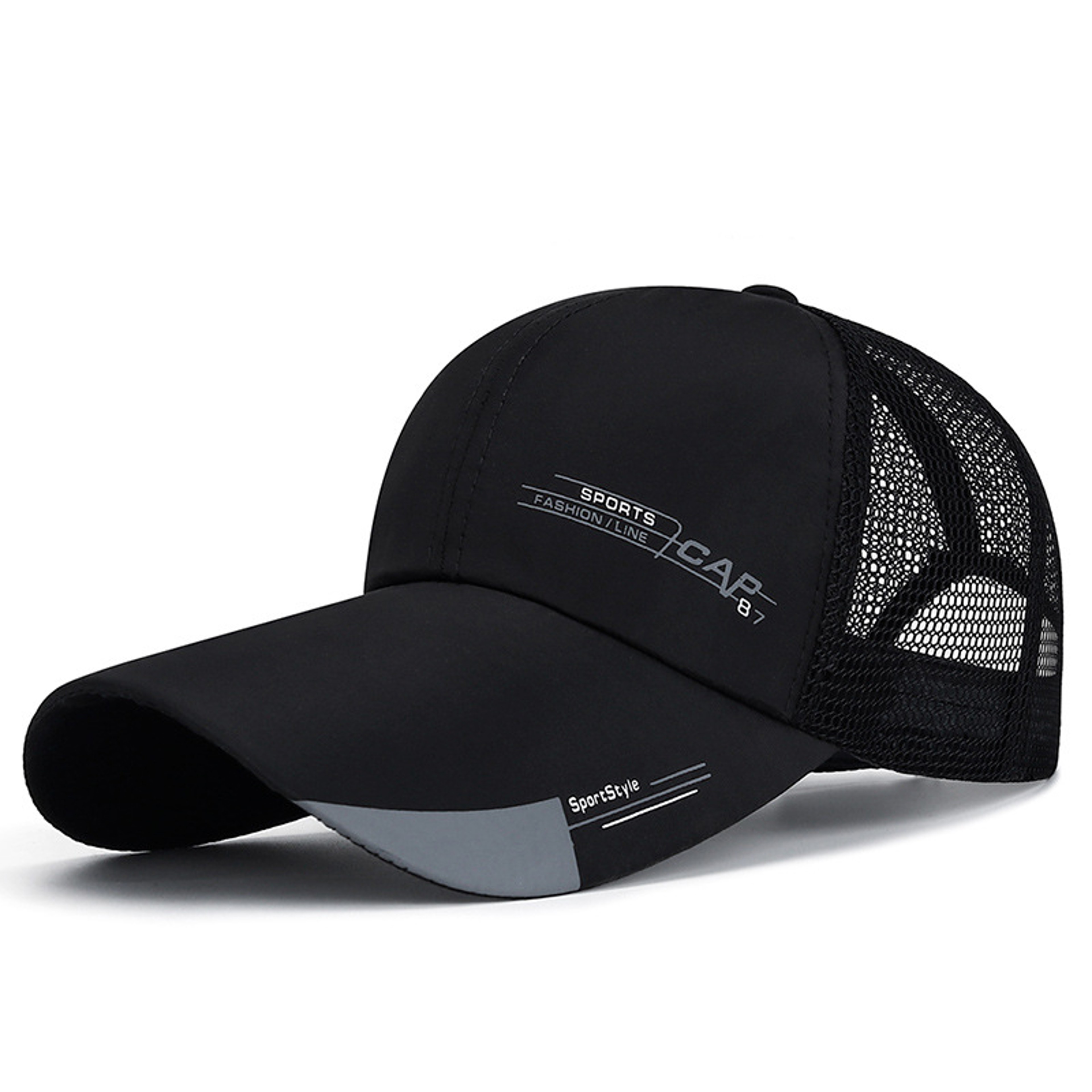 Breathable Mesh Baseball Cap For Men Adjustable Golf Sun Hat Outdoor Sports Cap 6