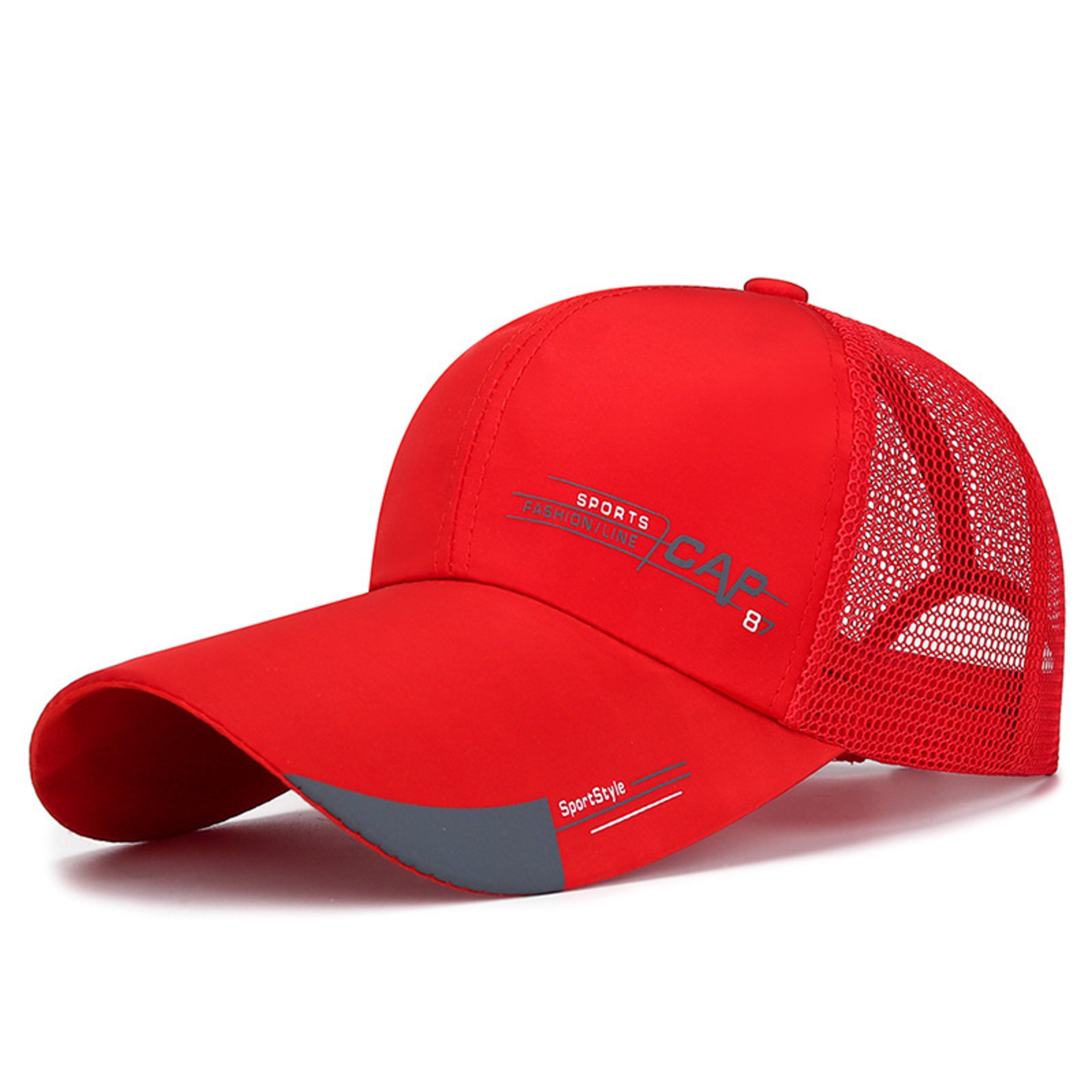 Breathable Mesh Baseball Cap For Men Adjustable Golf Sun Hat Outdoor Sports Cap 8