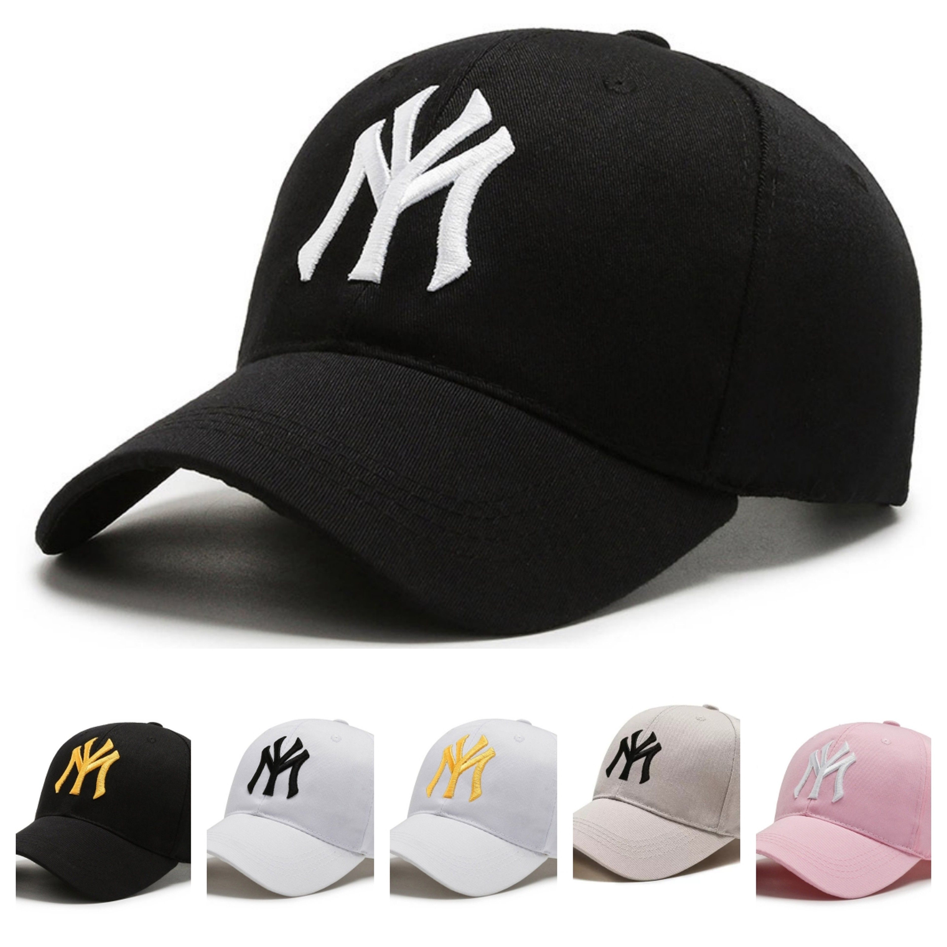 Vintage NY Baseball Cap Adjustable Cotton Dad Hat For Men  Women Streetwear 0