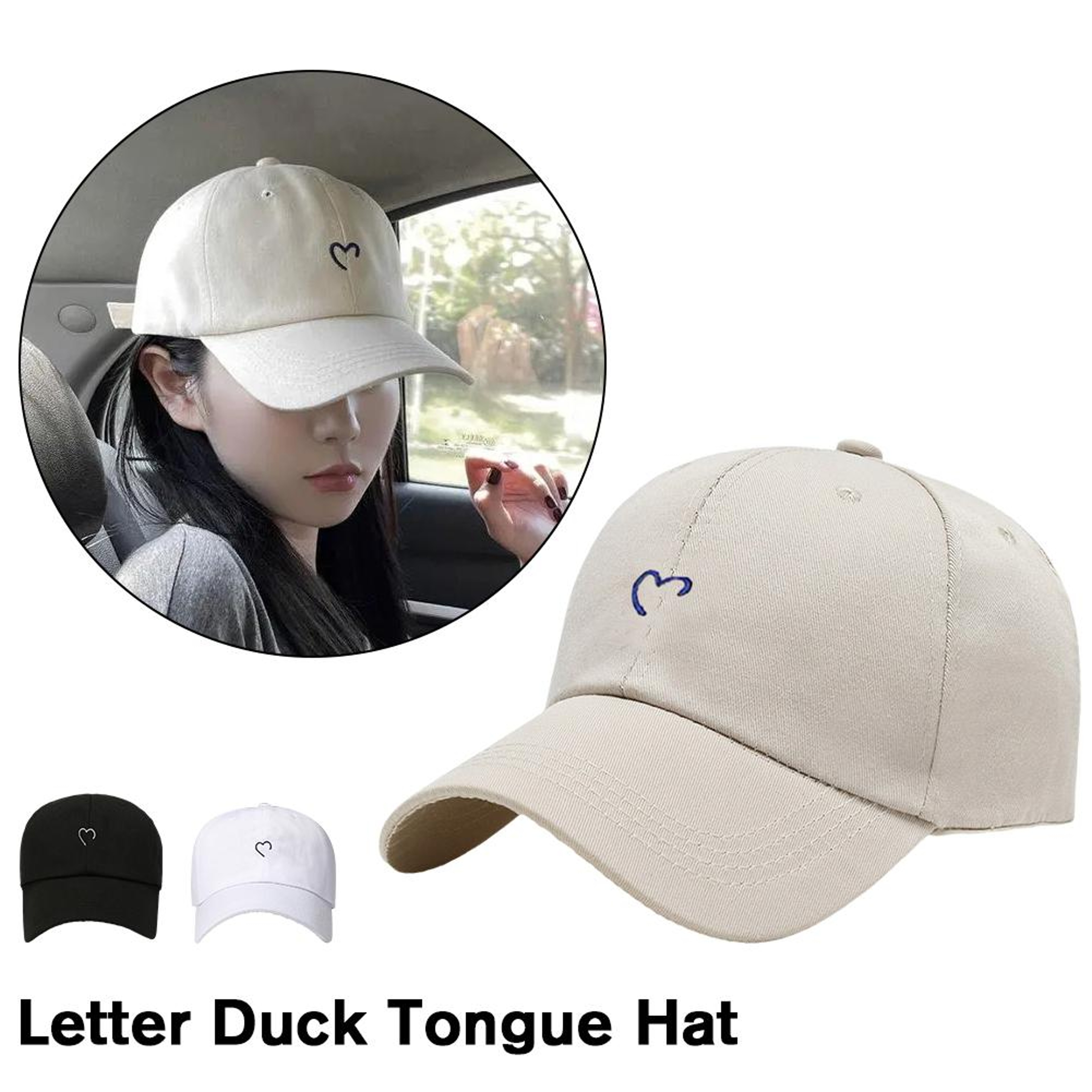 Adjustable Baseball Cap Unisex Curved Brim Sun Hat For Outdoor Everyday Wear 4