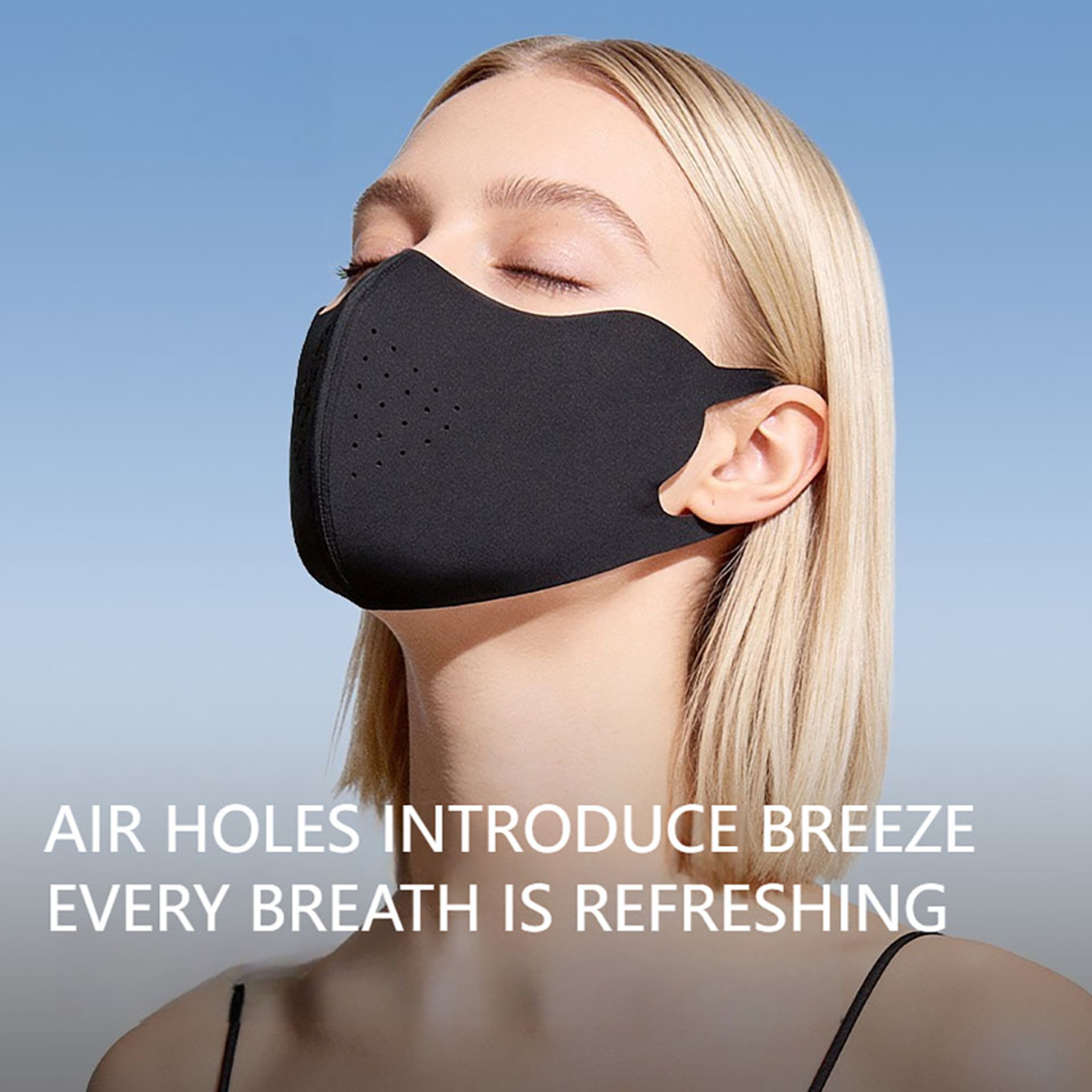 Cooling Ice Silk Sun Mask Adjustable UV Protection Face Cover For Outdoor Sports 3