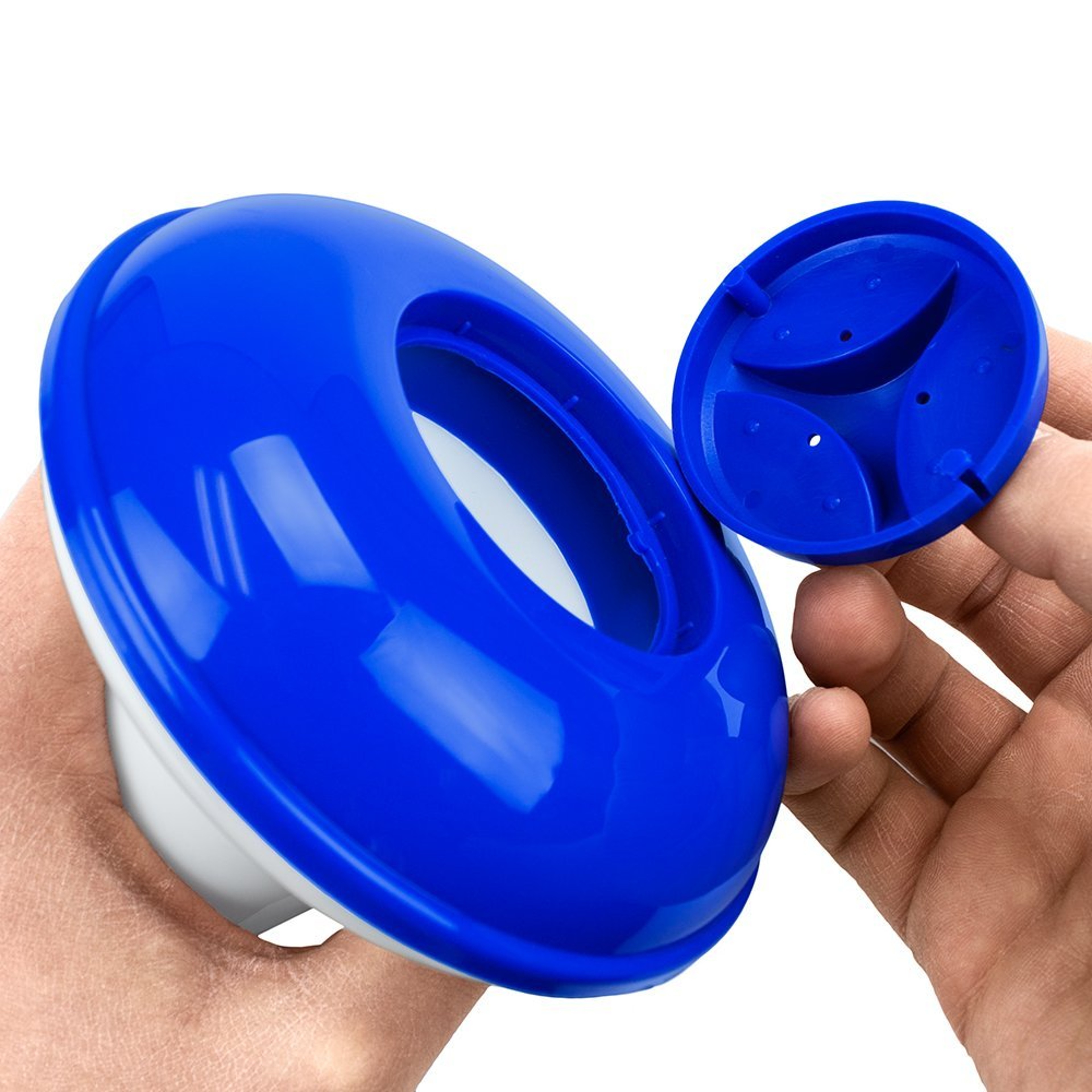 Adjustable Floating Chlorine Dispenser For Swimming Pools With Controlled Tablet Release 4