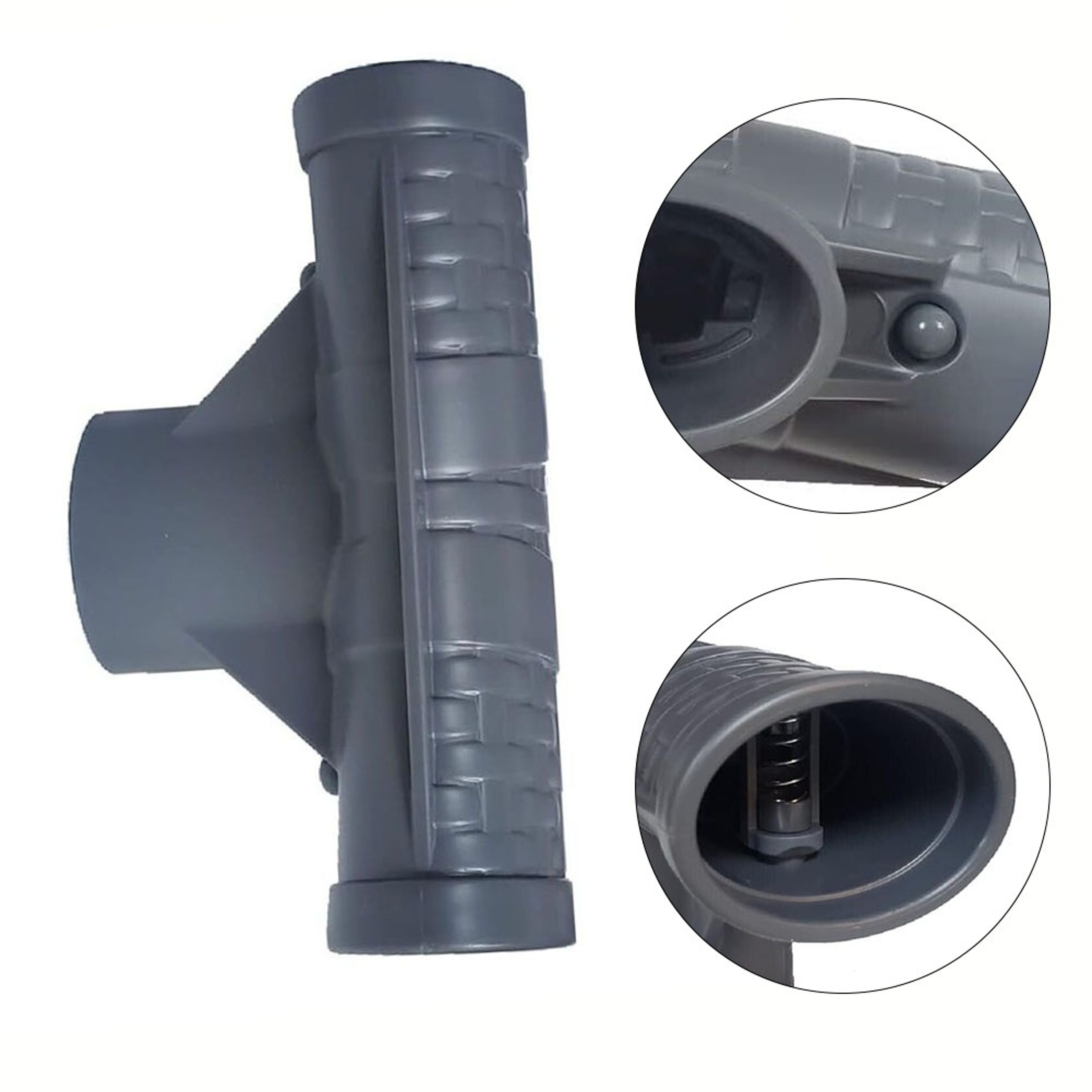 P07082 Coleman Pool T Connector Plastic Pool Frame Connector For Deep Above Ground Pools 4