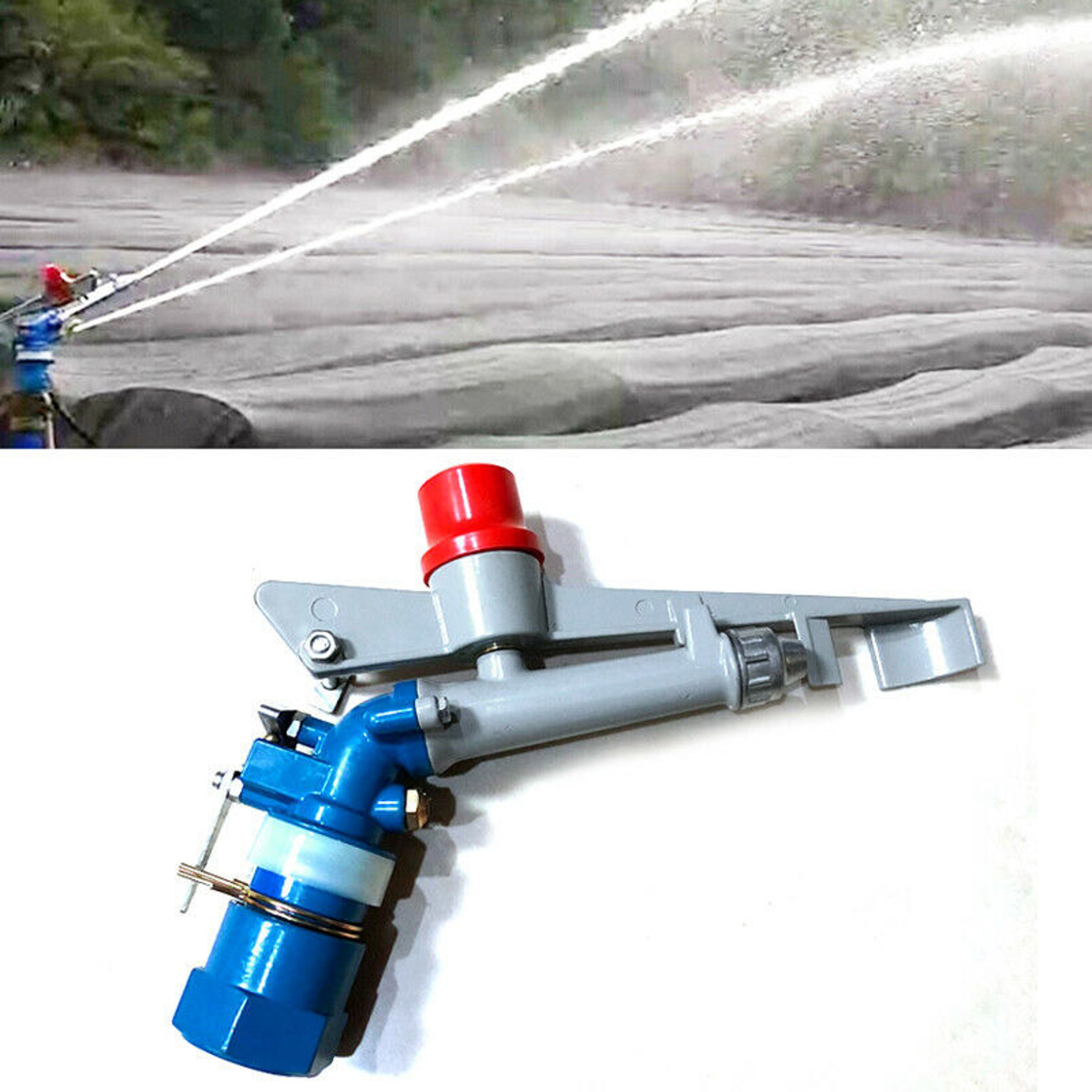 Heavy Duty Impact Sprinkler 360 Adjustable Zinc Alloy Lawn Irrigation Sprinkler 6