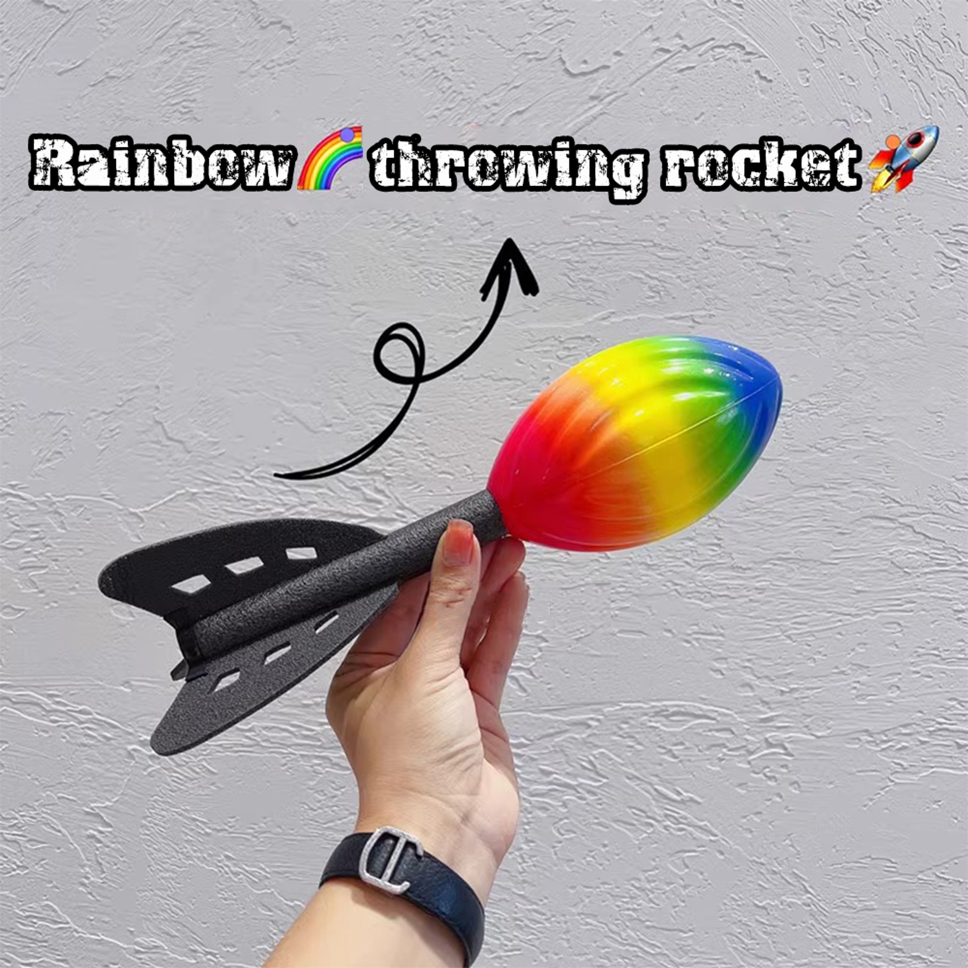 Soft Foam Rocket Dart Throwing Toy For Kids Outdoor Games Parent Child Play 1