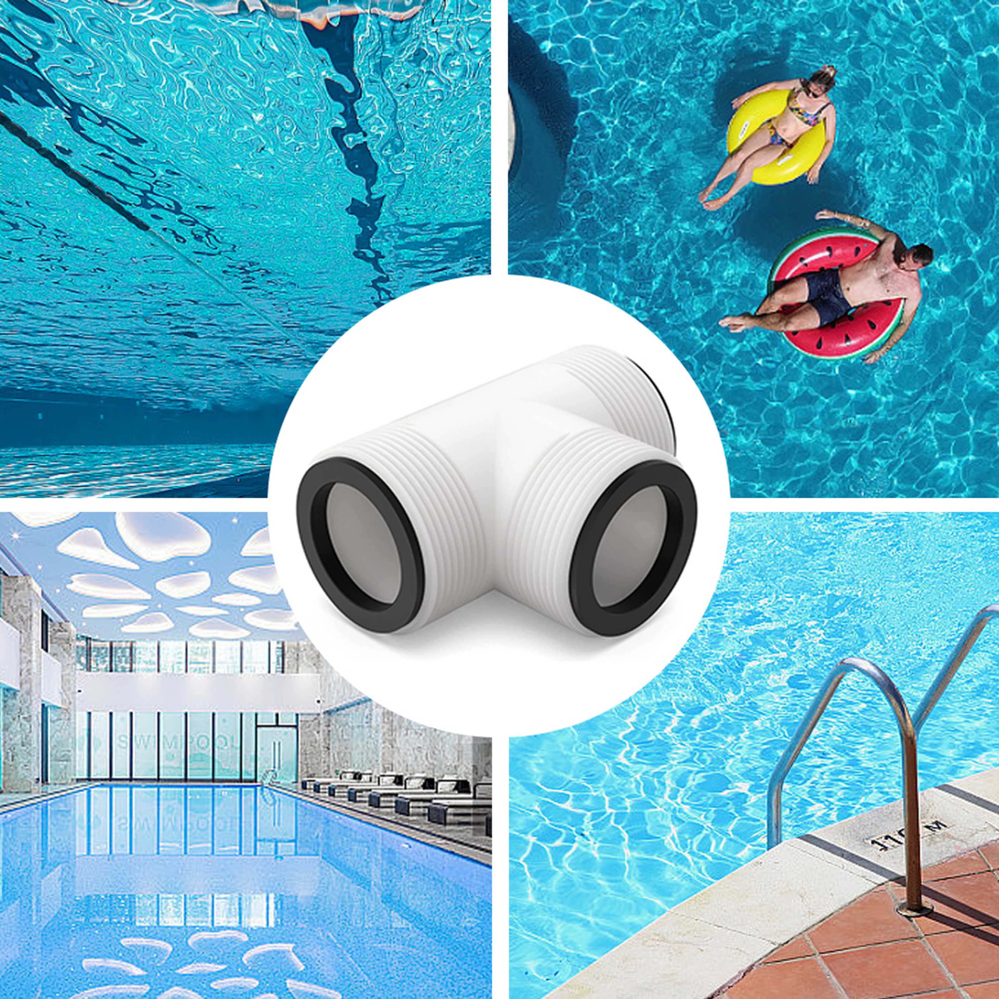 Pool Filter T Hose Connector Replacement Adapter For Intex Coleman Pools 1