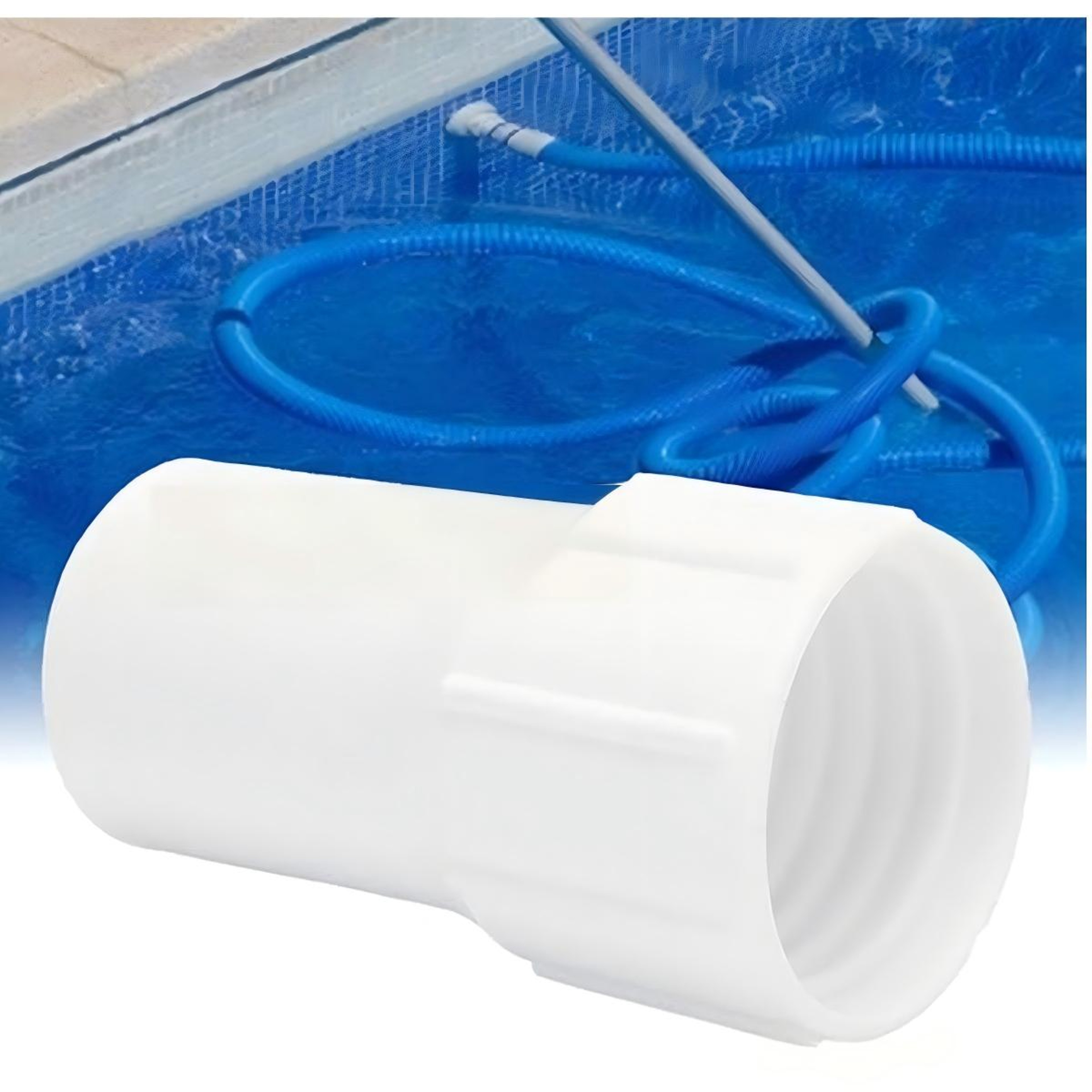 Threaded Pool Hose Connector Left Hand Pool Vacuum Hose Adapter Replacement Cuff 0