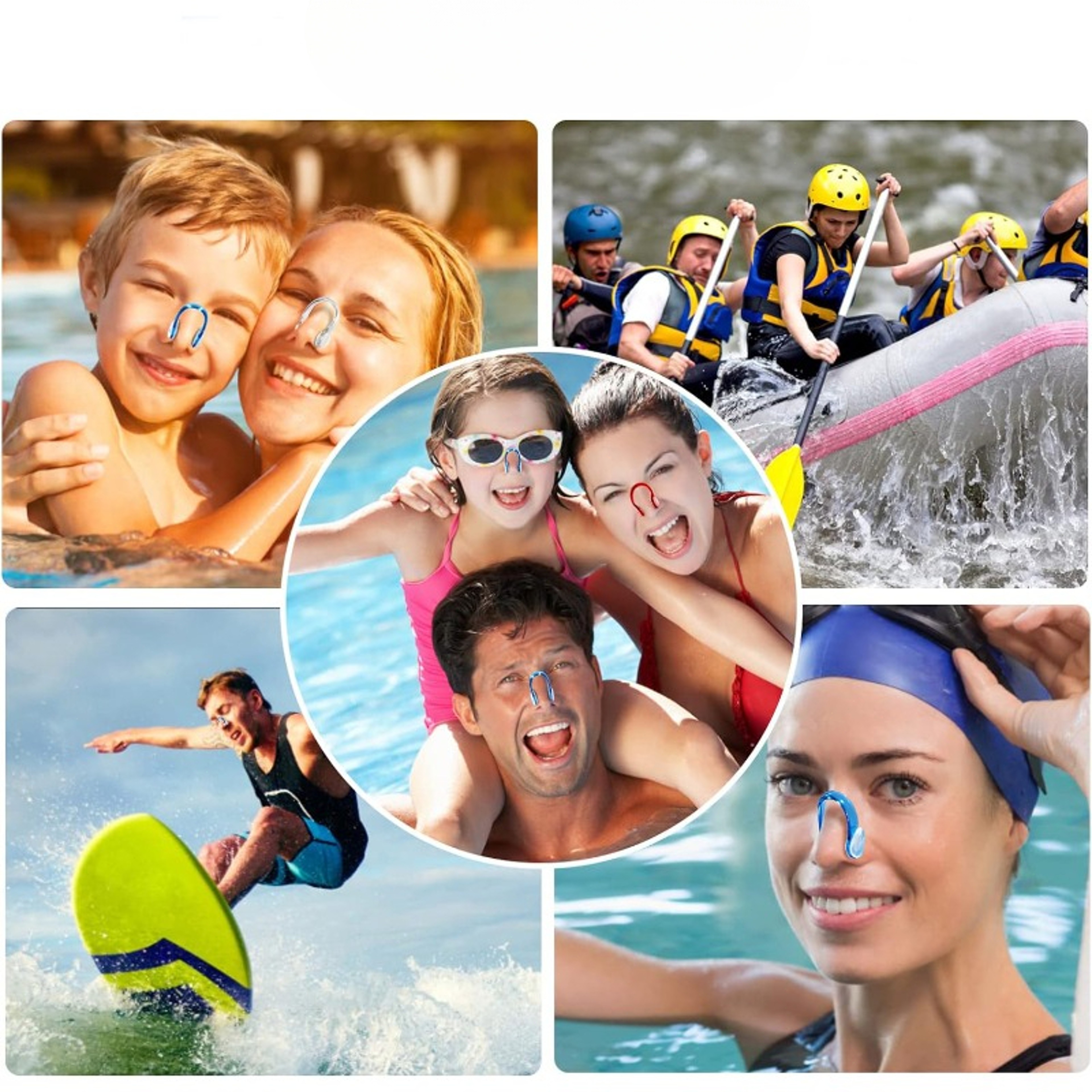Professional Swimming Nose Clip  Swimming Ear Plugs Set With Storage Case 1