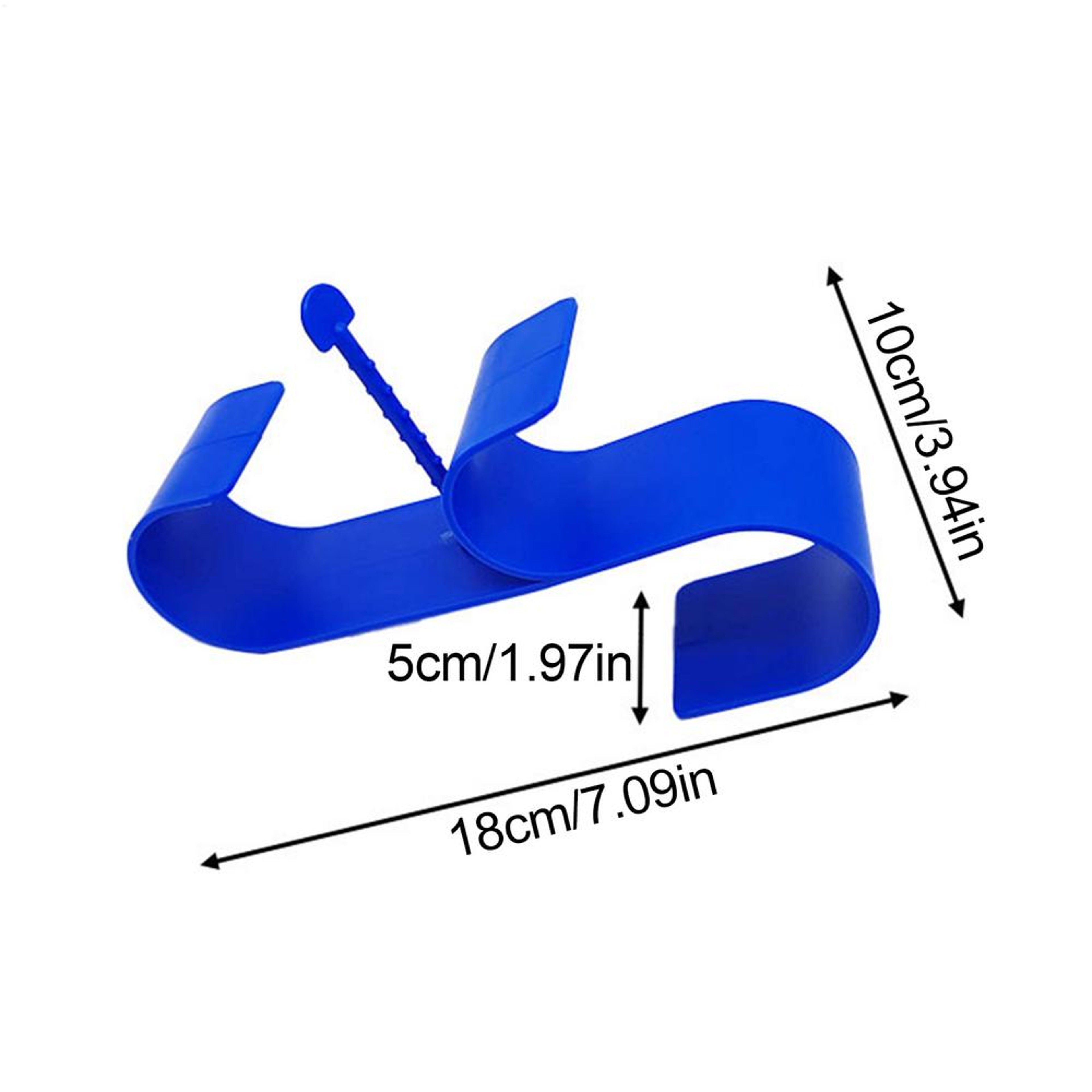 Adjustable Pool Pole Holder And Pool Skimmer Storage Hook For Above Ground Pools 5