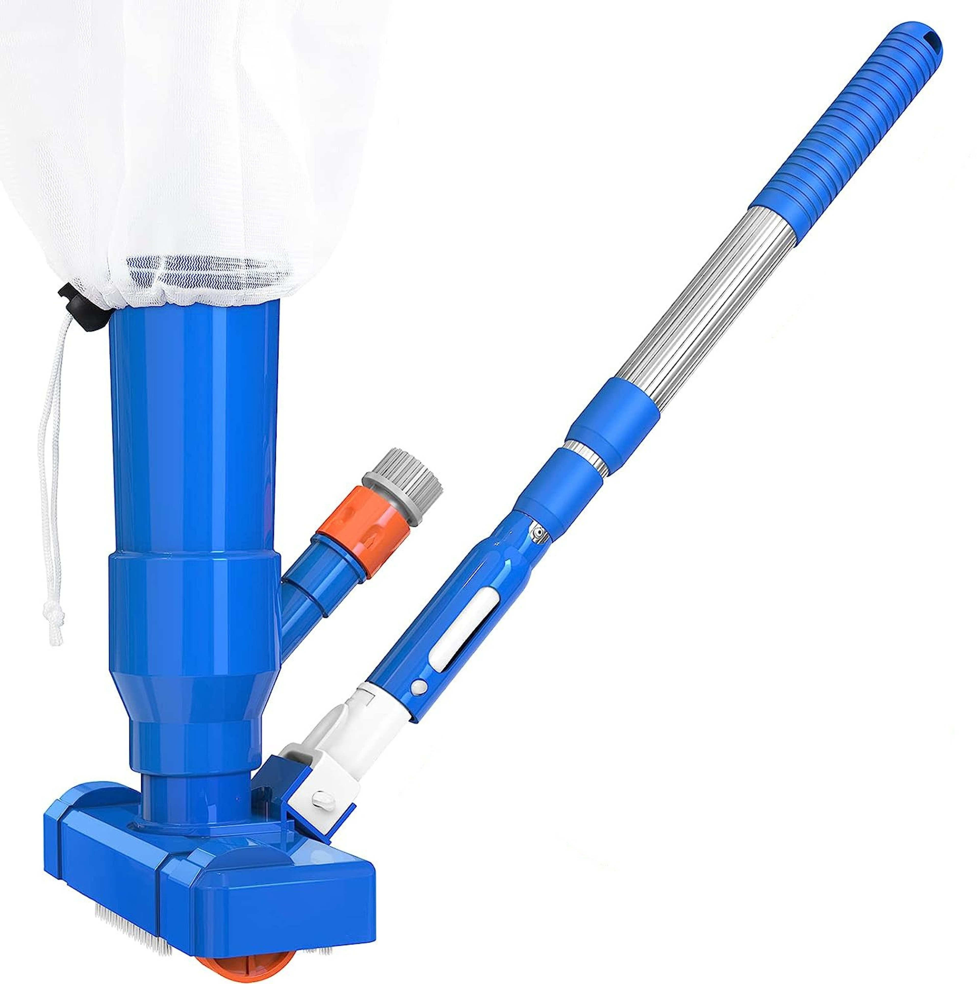 Portable Pool Vacuum Cleaner With Telescopic Pole For Above Ground  Inflatable Pools 1