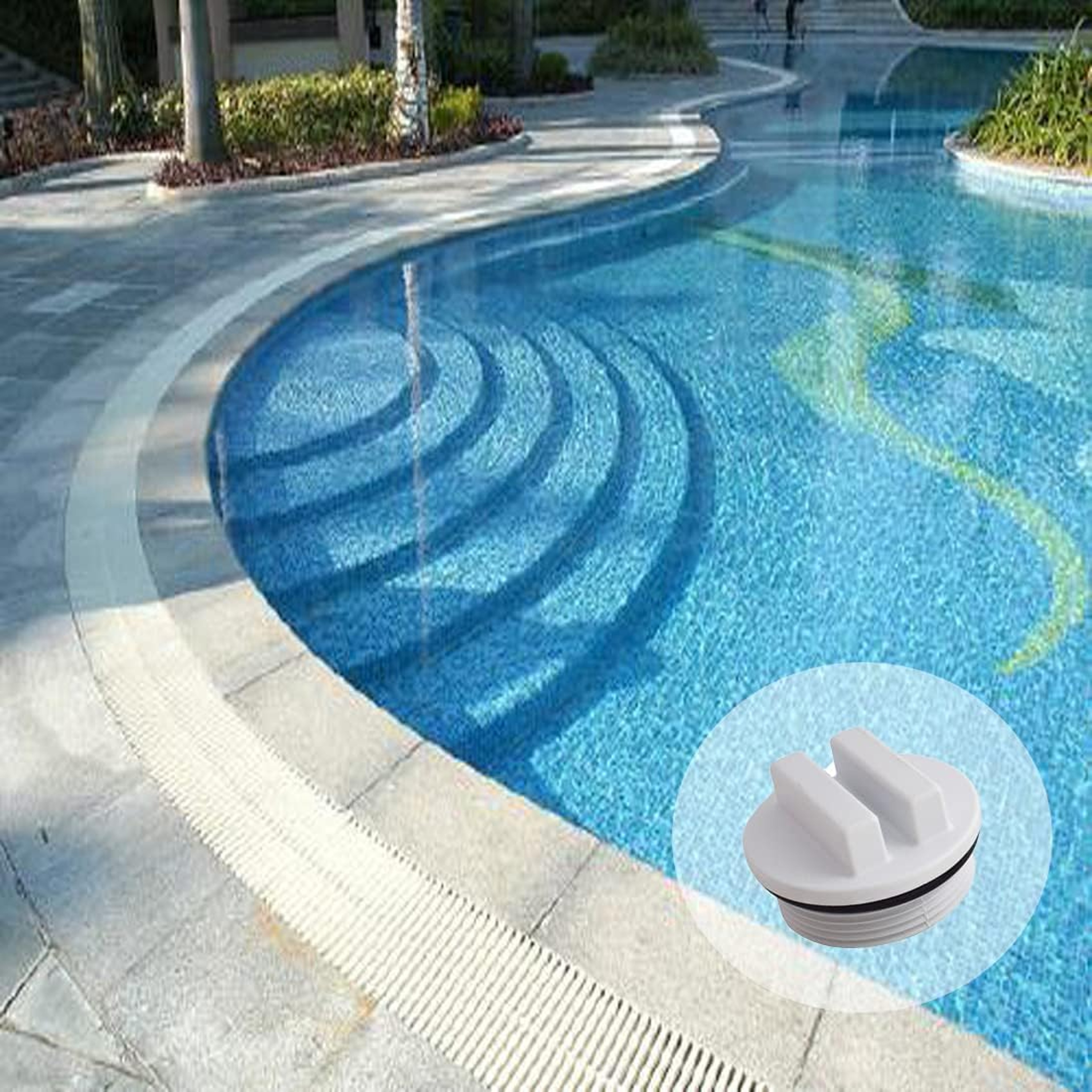 Pool Winterizing Plugs 15 Inch Rubber Pool Return Line  Skimmer Plug With O Ring 0