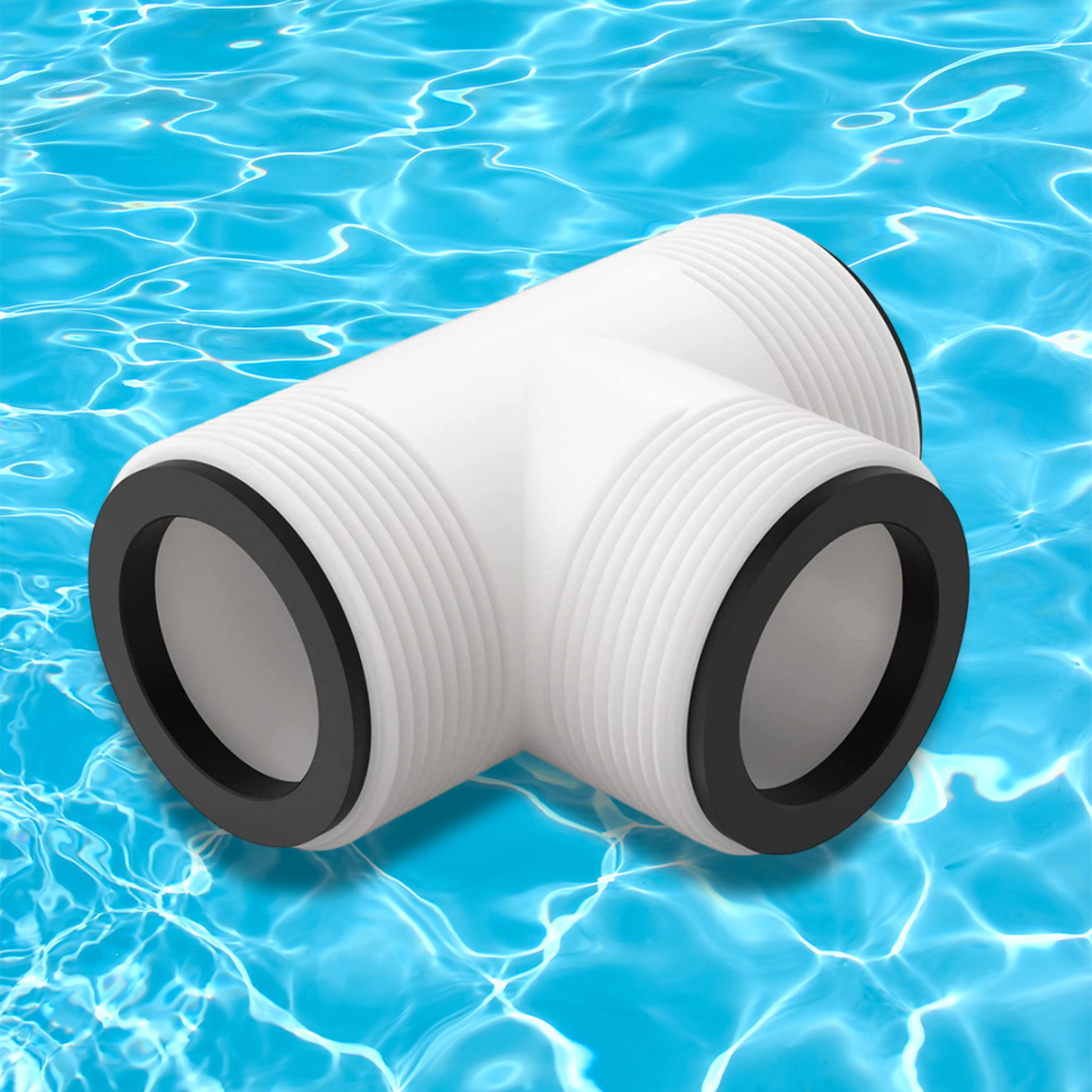 Pool Hose Splitter T Connector with Flow Control for Intex and Coleman Pool Pump Hose Adapter – view 4
