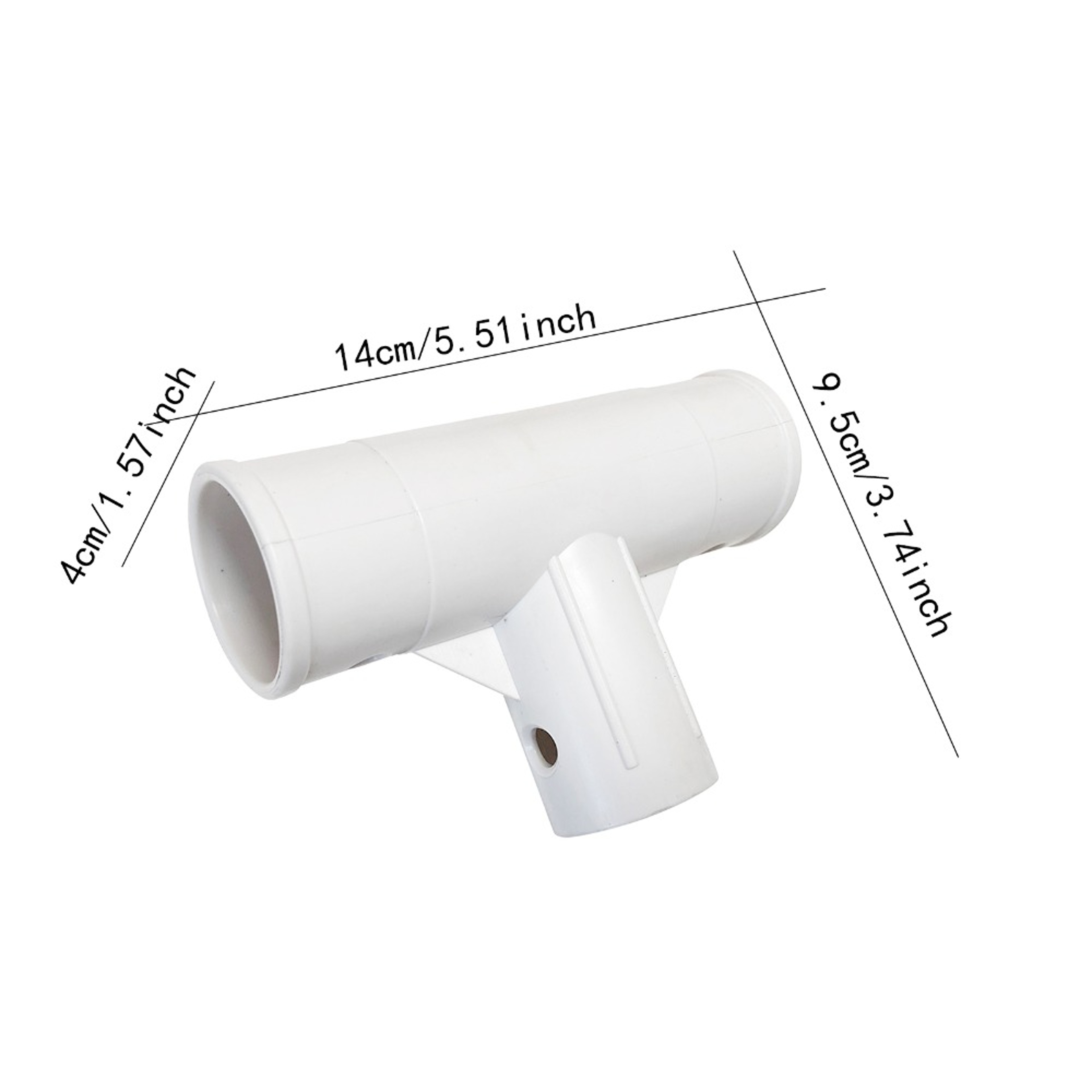 Rust Resistant Pool Hose Adapter T Connector For Intex Pool Pump Hose Extension 5