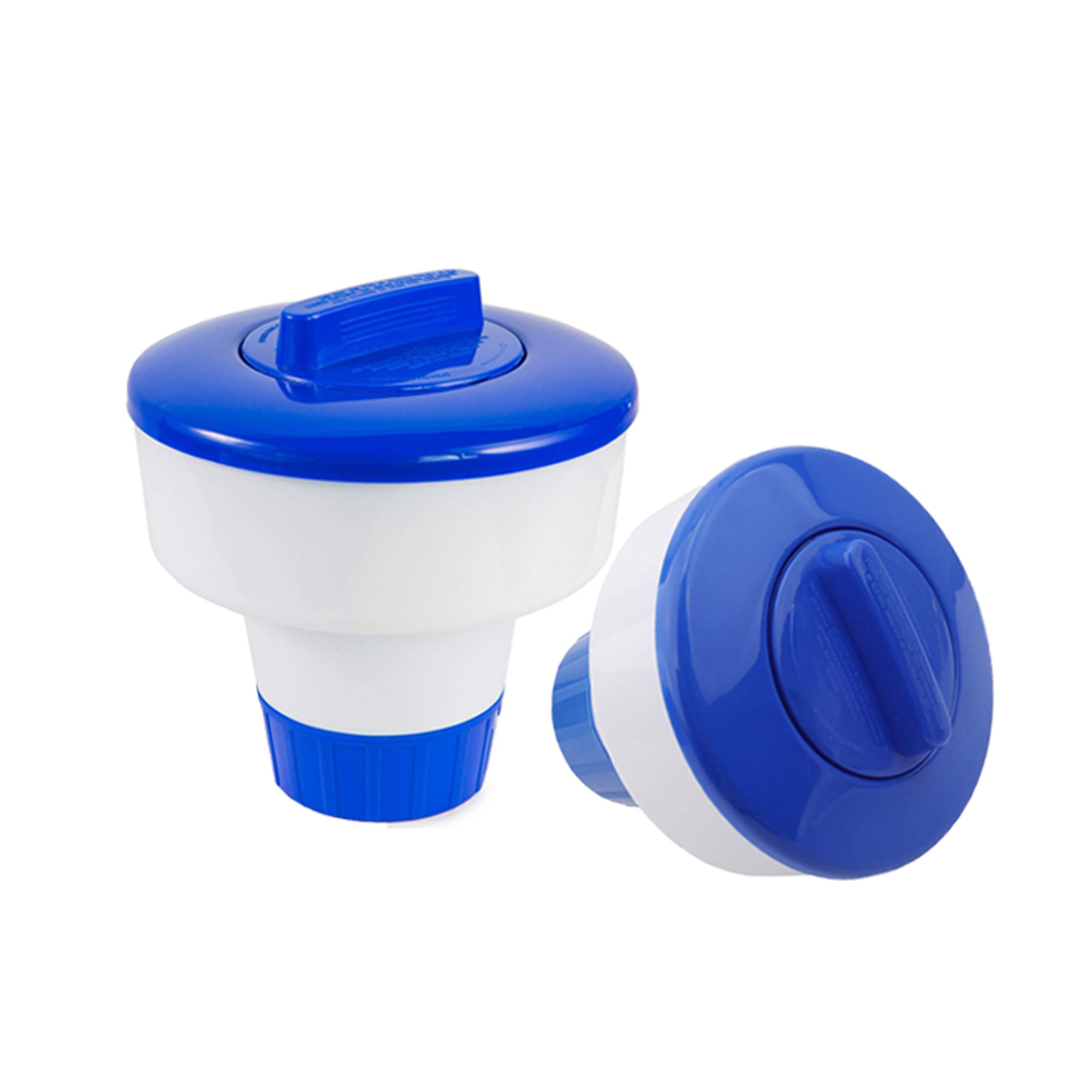 Floating Chlorine Dispenser For Pools With Adjustable Pool Chemical Floater Tablet Holder 1