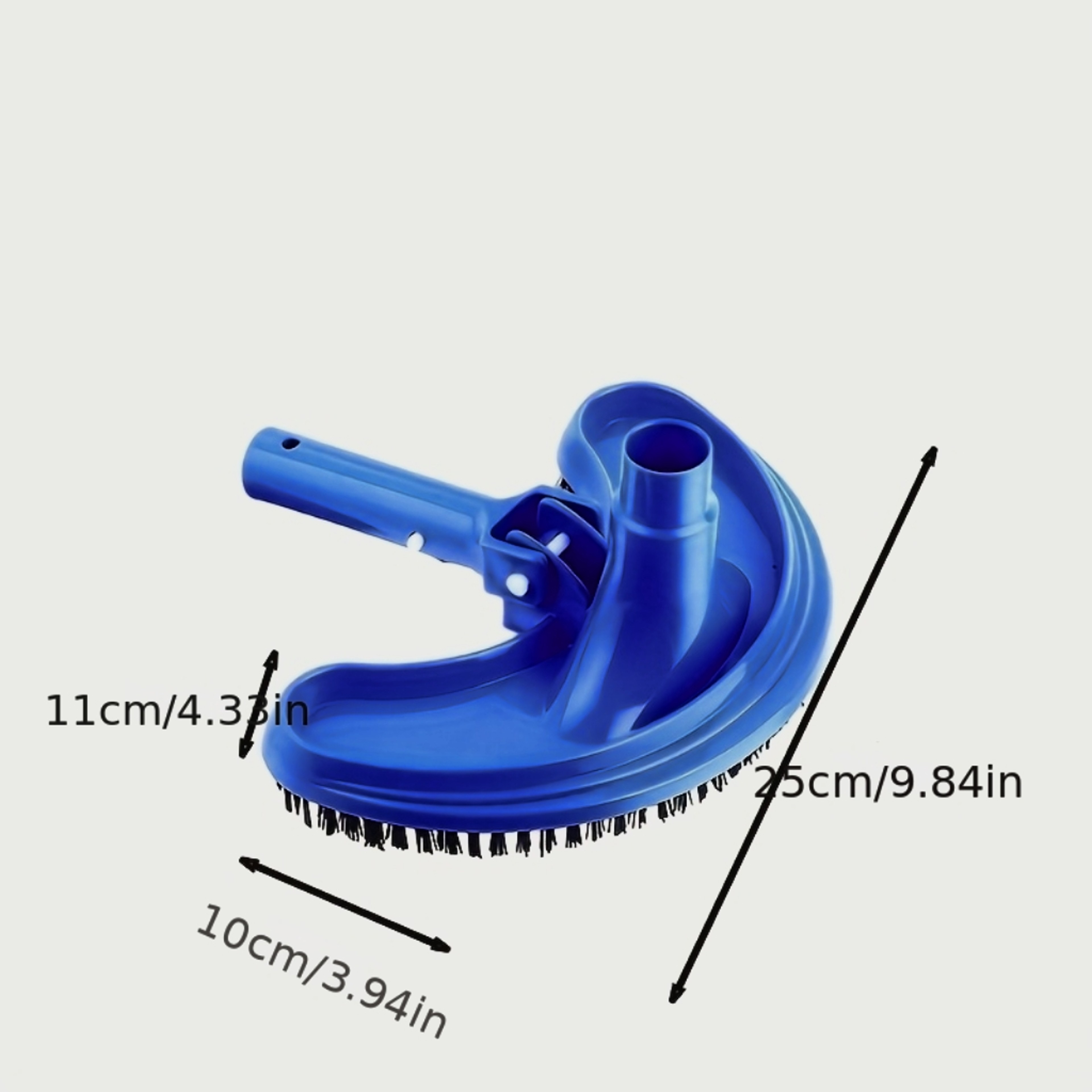 Flexible Pool Vacuum Head Half Moon Curved Swimming Pool Vacuum Cleaning Attachment 6