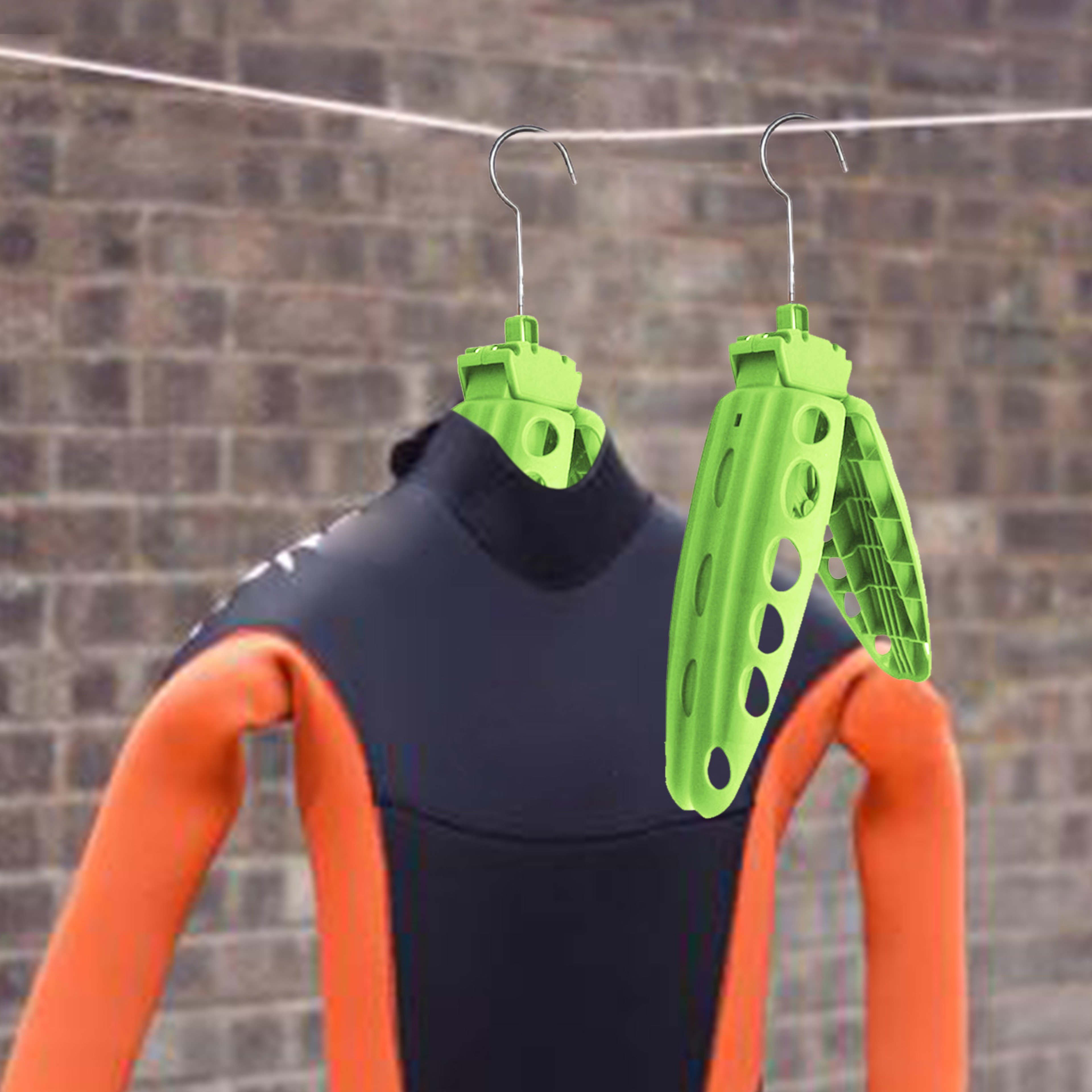 Foldable Wetsuit Hanger For Surfing  Diving Quick Dry Heavy Duty Gear Rack 2