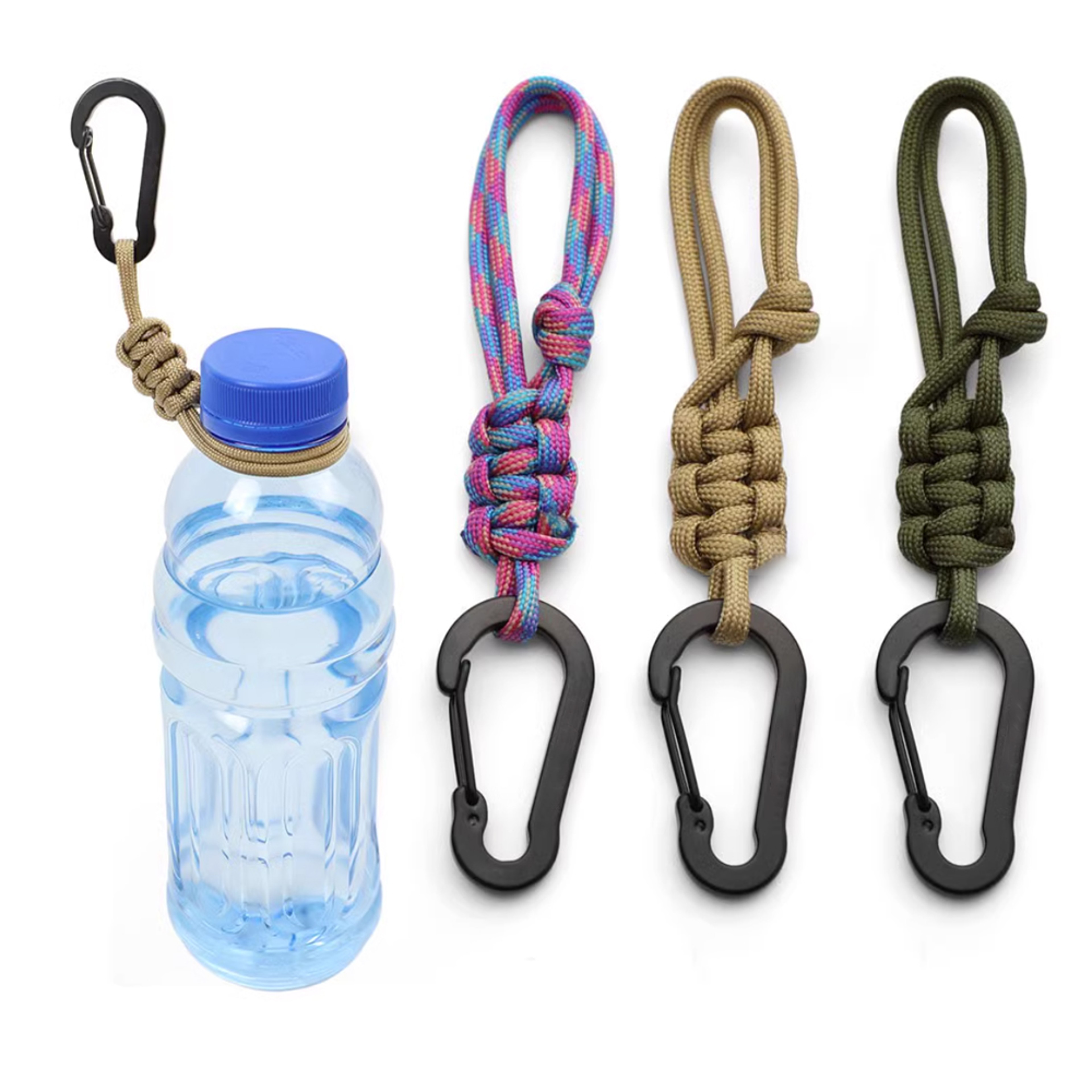 AdventureClip Water Bottle Holder Clip for Backpack with Bottle Buckle & Outdoor Gear Hook – view 1