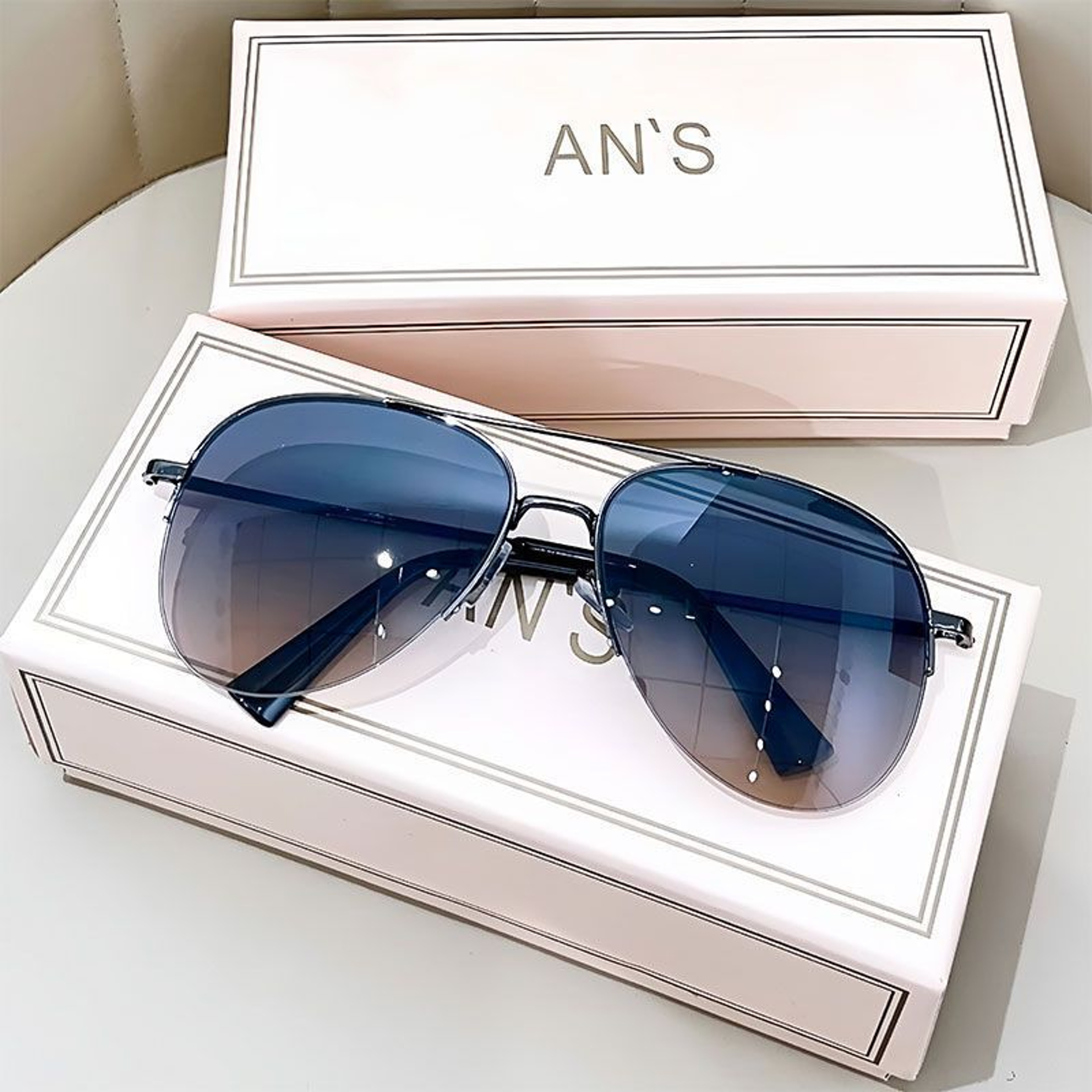 Vintage Pilot Sunglasses With Round UV Protection Lenses For Men  Women 6