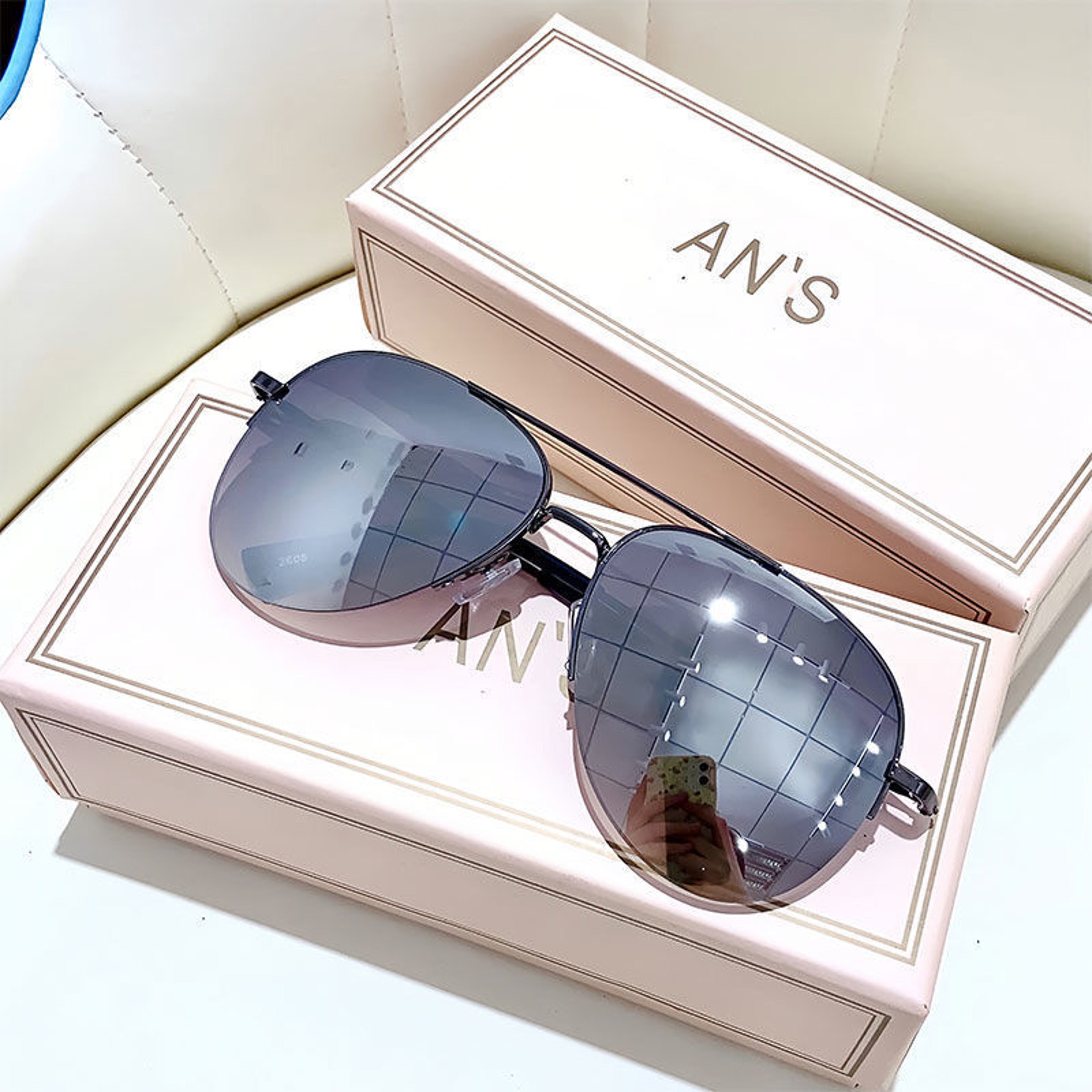 Vintage Pilot Sunglasses With Round UV Protection Lenses For Men  Women 7