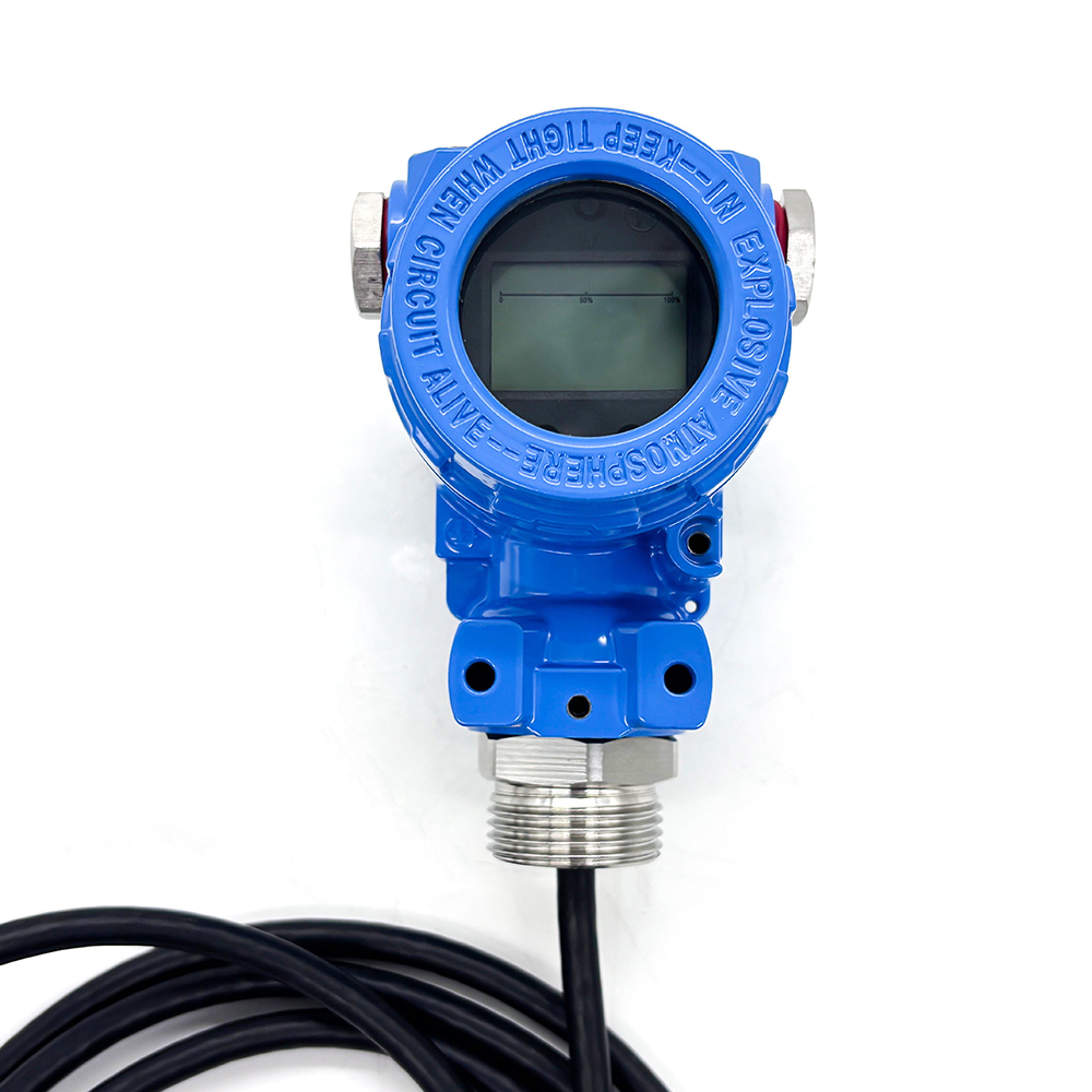 Precision Hydrostatic Water Level Sensor Submersible Liquid Level Meter For Tanks Wells  Reservoirs 4