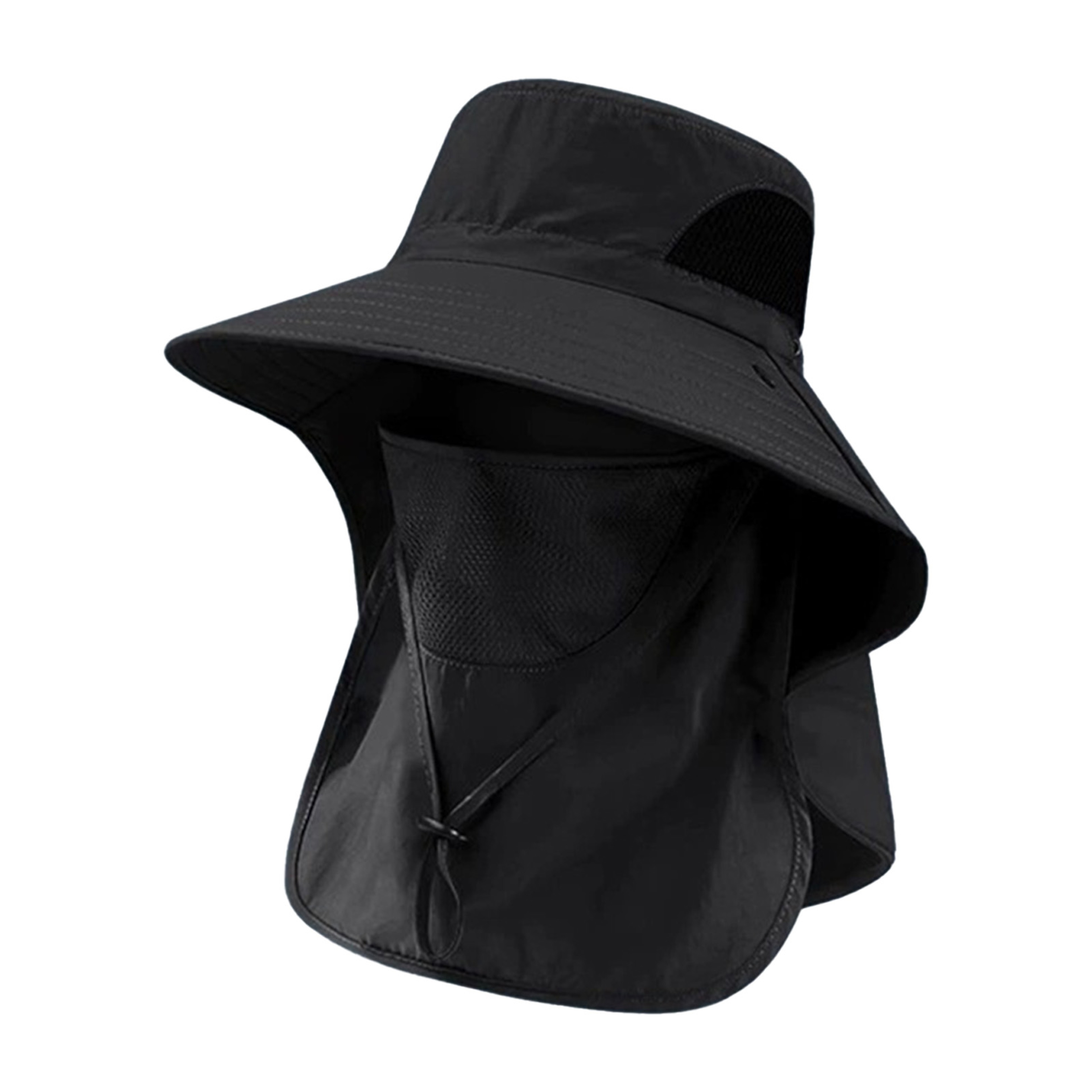 PolyShield Wide Brim Sun Fishing Hat With Neck Flap UV Protection For Hiking  Beach 6