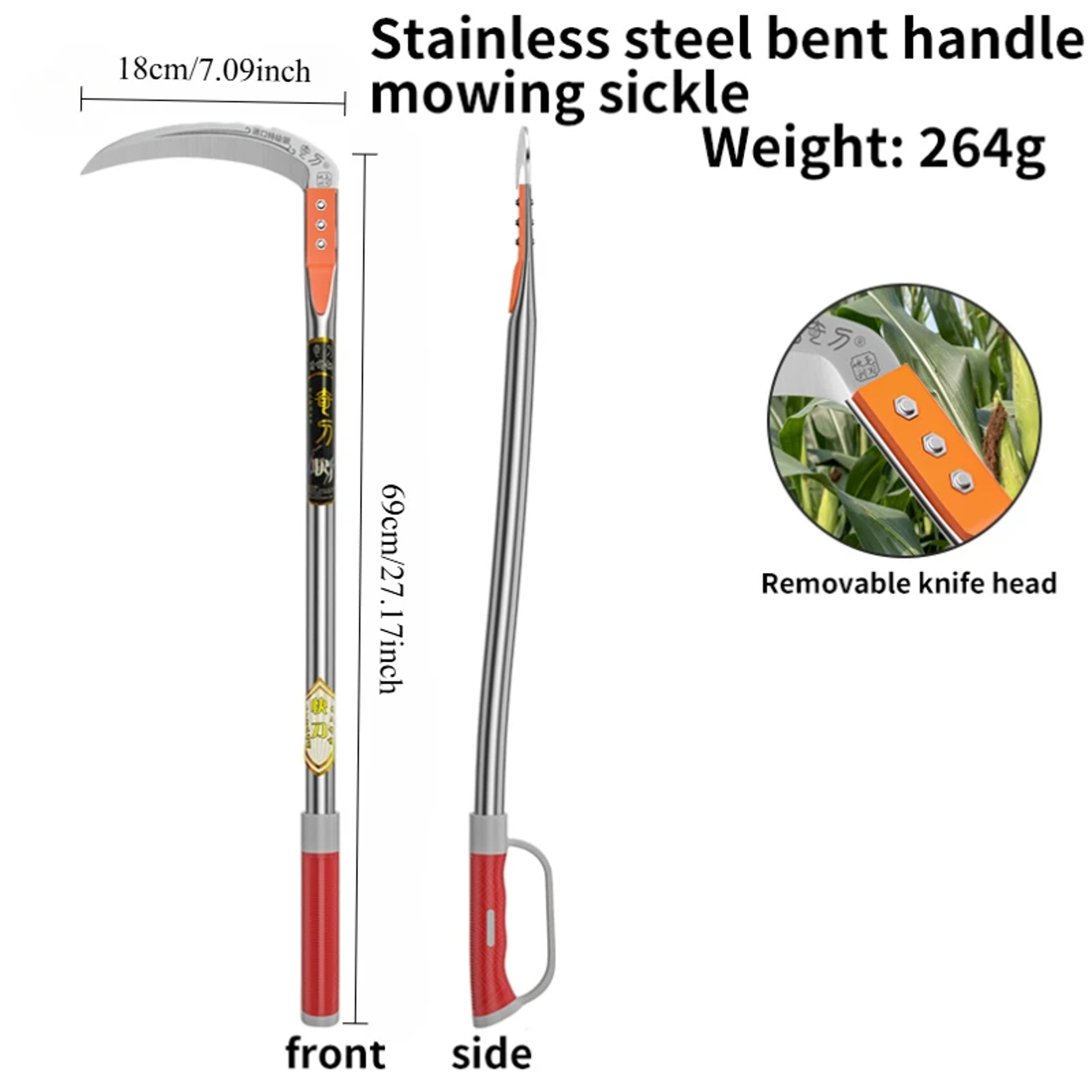 Precision Grass Sickle Manual Weeding Tool For Garden And Roadside Maintenance 1