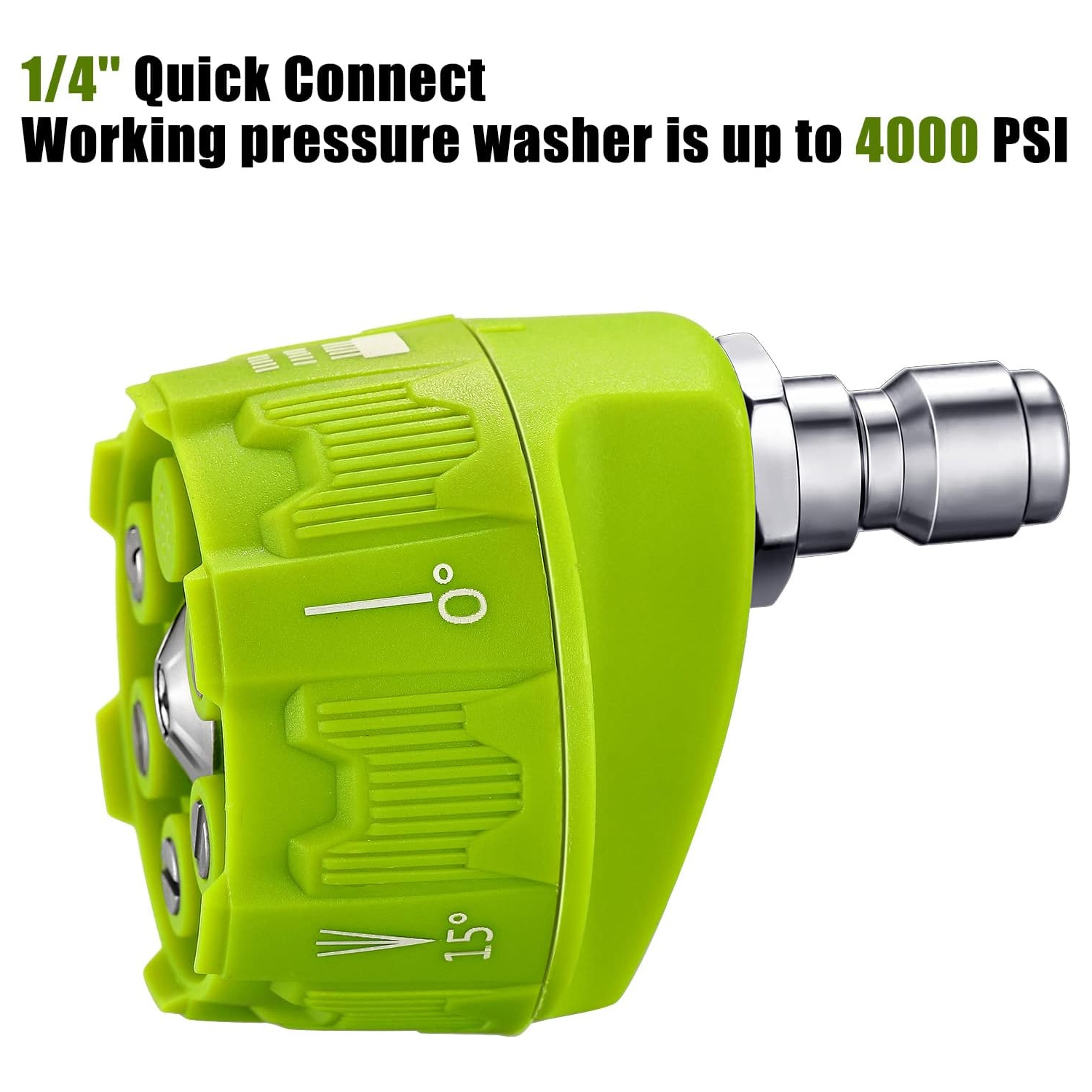 6 In 1 Pressure Washer Nozzle With Quick Connect For Car Washing 2