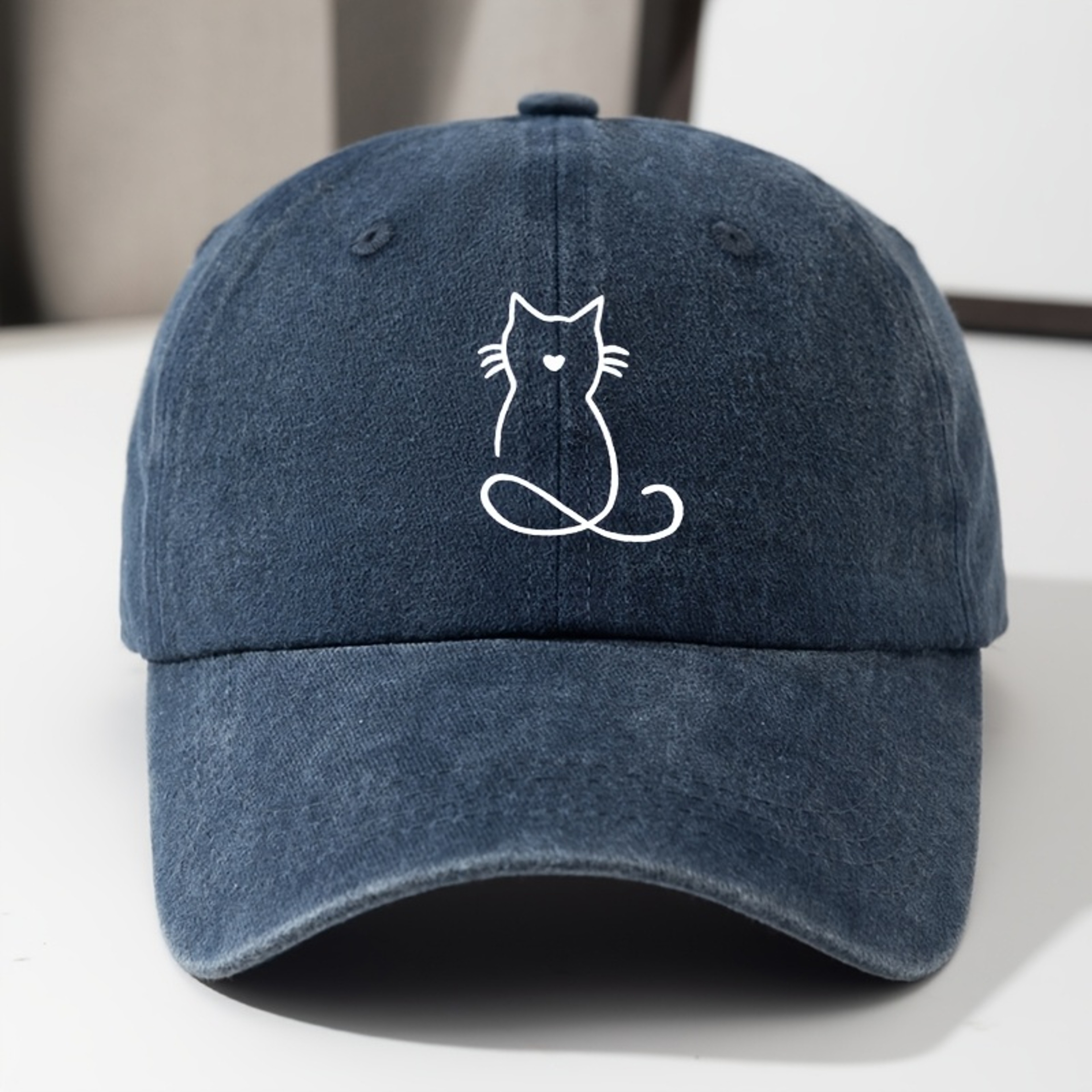 Cat Lover Baseball Cap Lightweight Outdoor Dad Hat 5