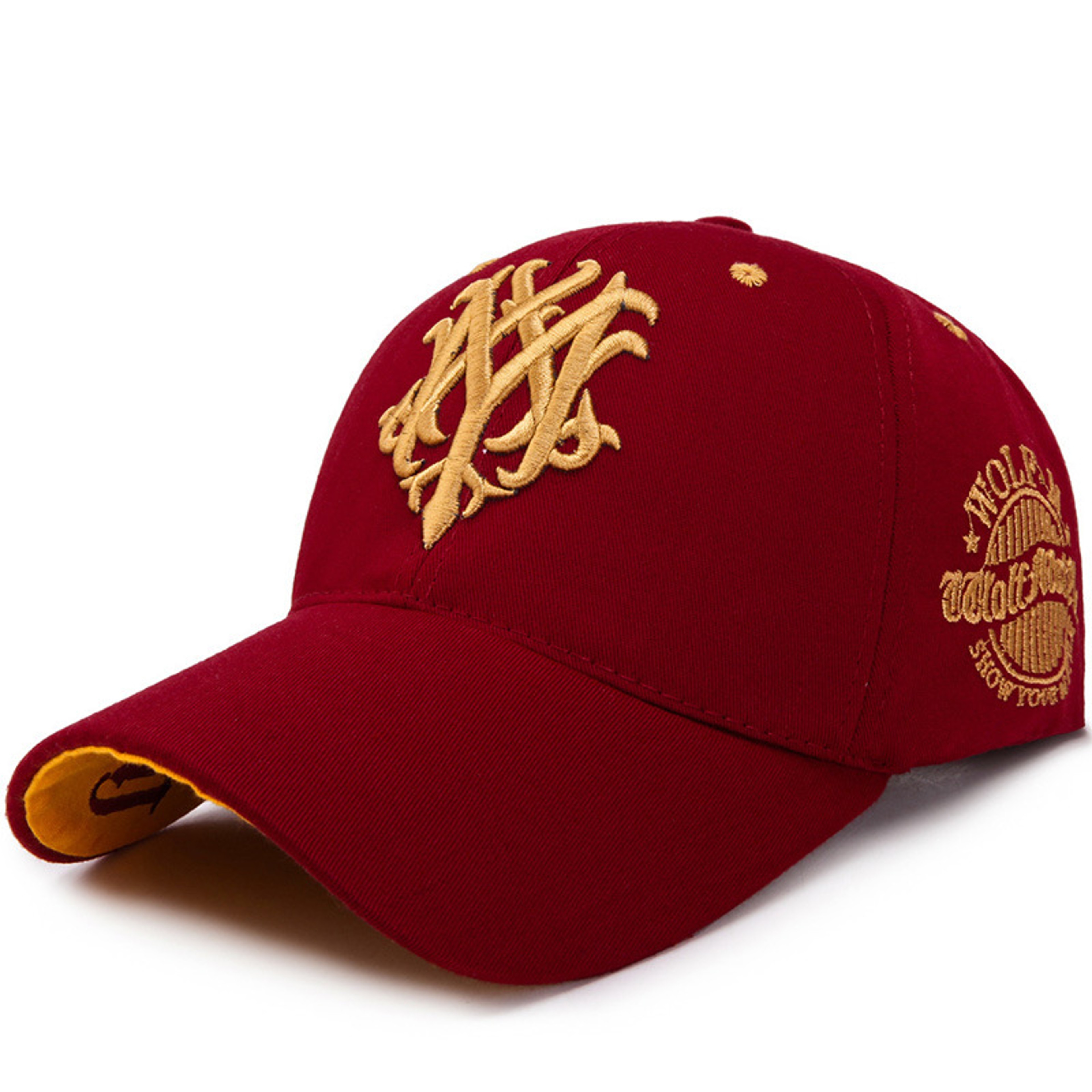 Flame Baseball Cap Embroidered Unisex Streetwear Summer Sun Hat 7