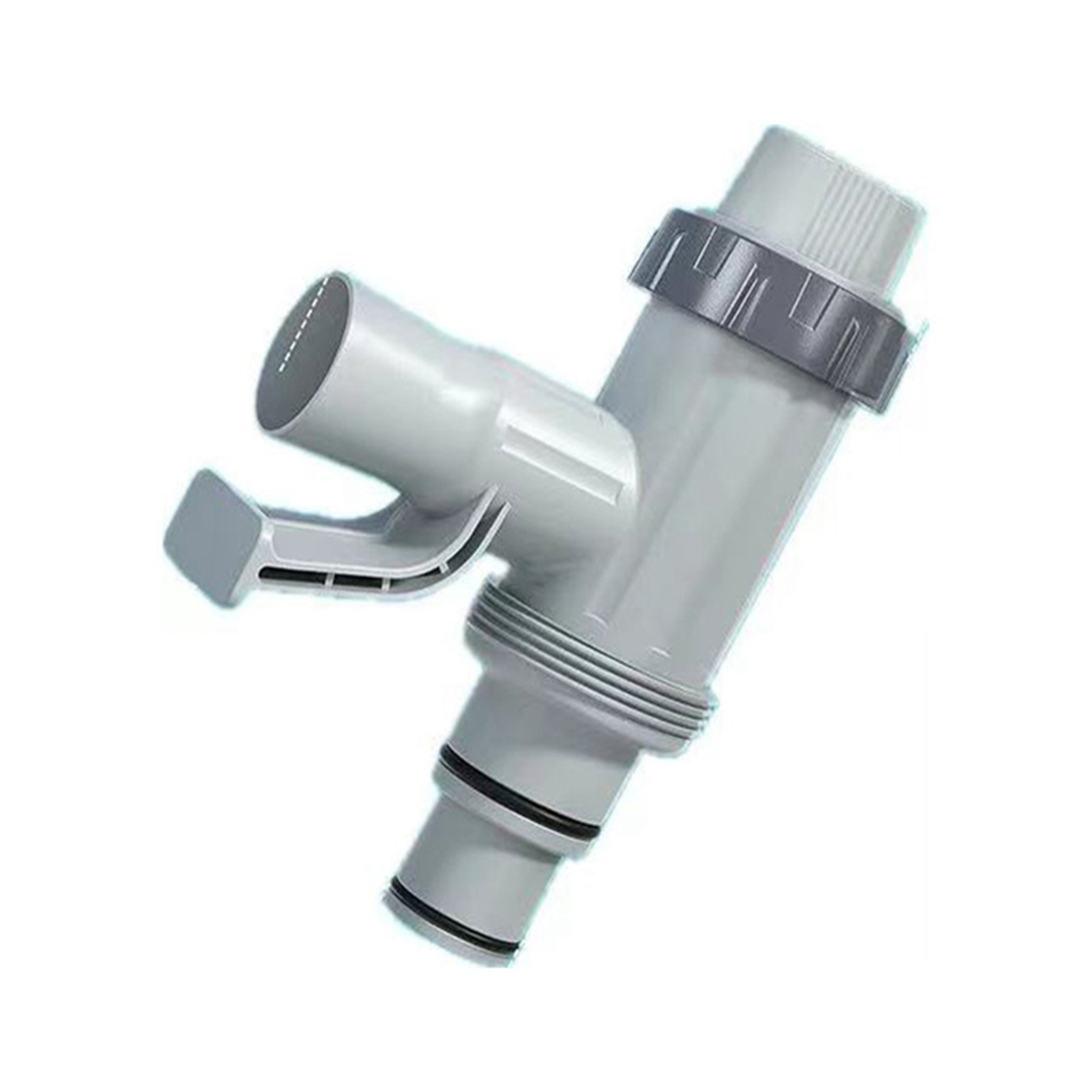 Pool Hose Adapter & Plunger Valve Kit with Hose Holder for Above Ground Pools – view 3