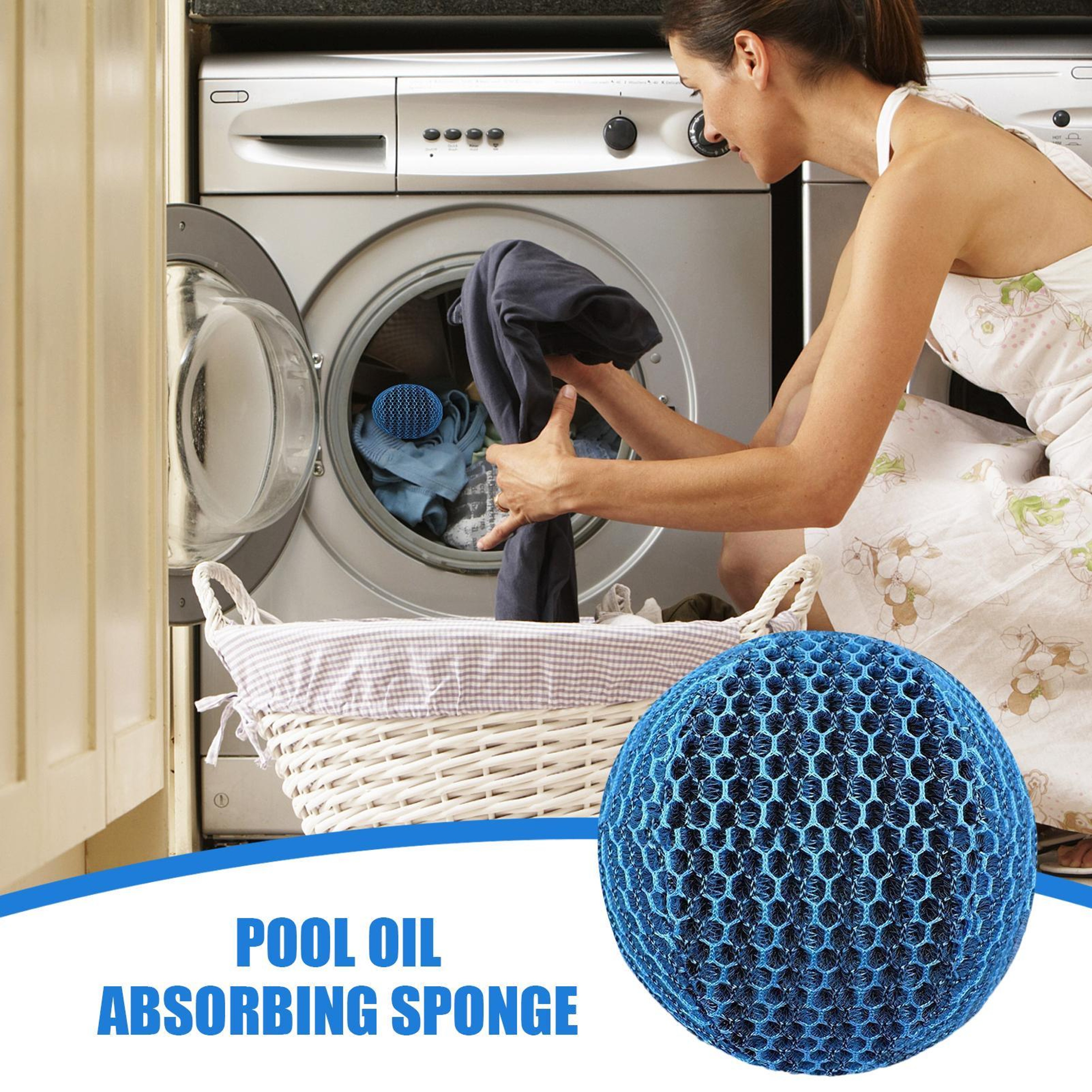 Hot Tub Scum Absorber Reusable Spa Oil Absorber Ball For Pools  Spas 3