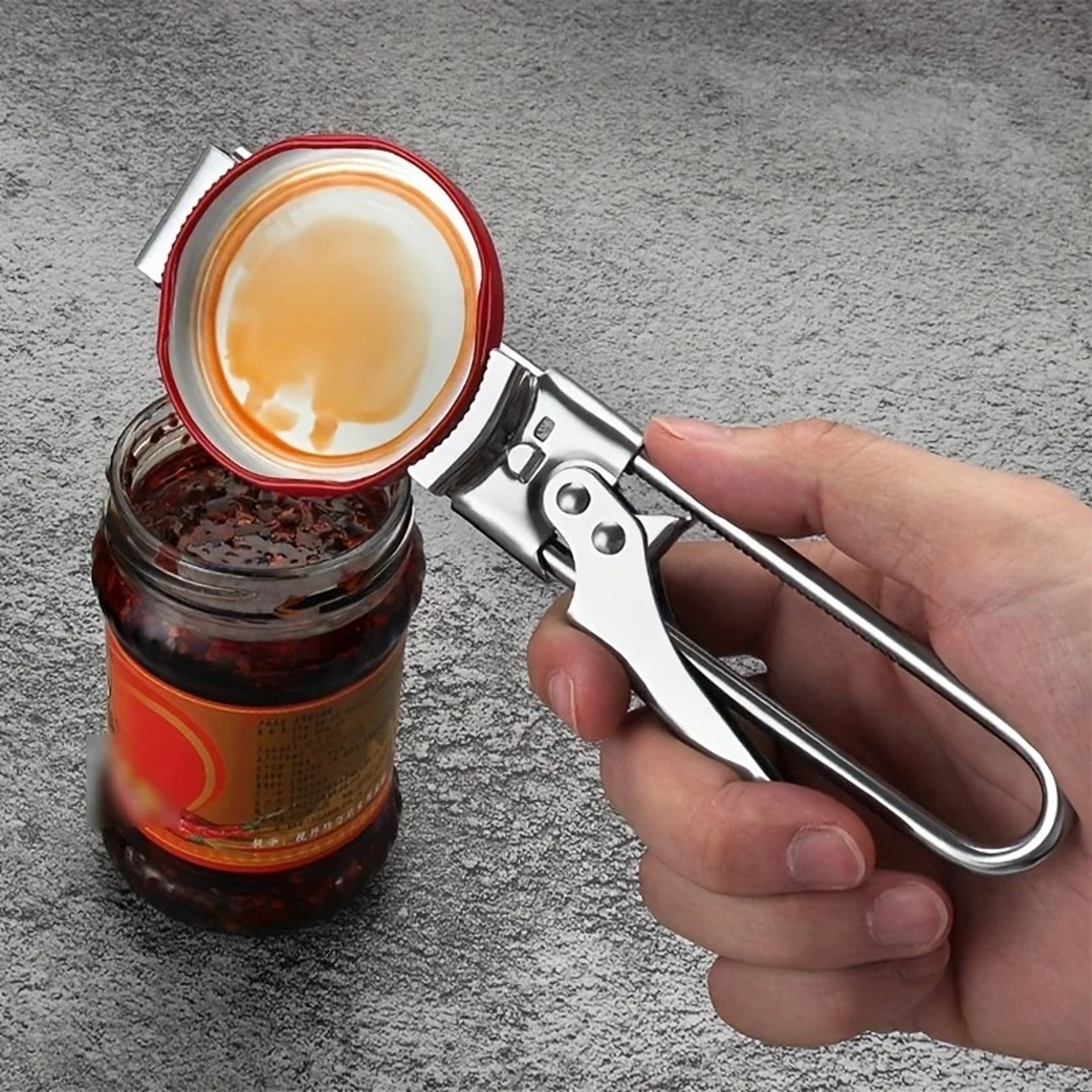 Heavy Duty Manual Can Opener Stainless Steel Adjustable Bottle And Can Opener 3