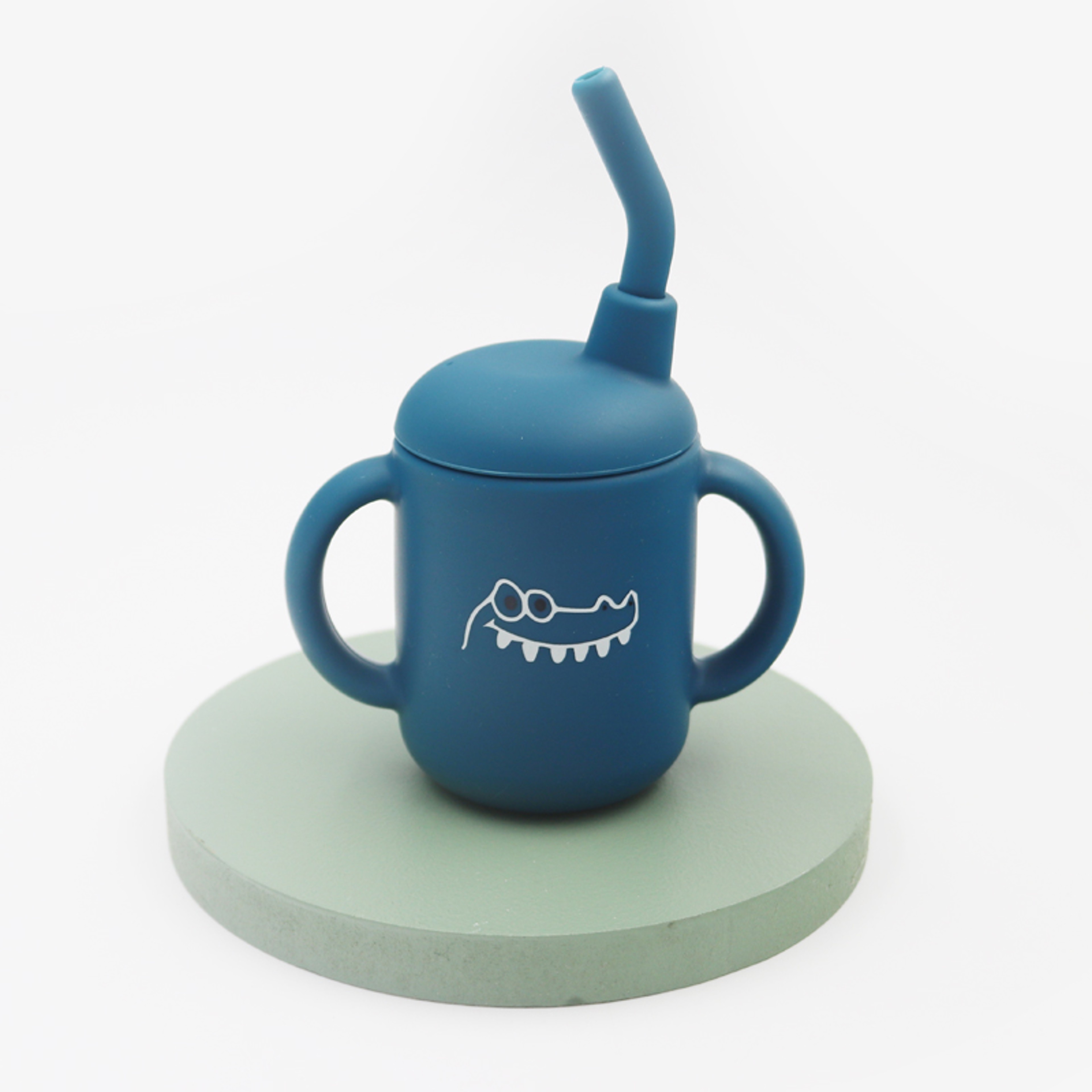 Baby Silicone Sippy Cup With Leakproof Snack Container BPA Free Toddler Trainer Cup 9
