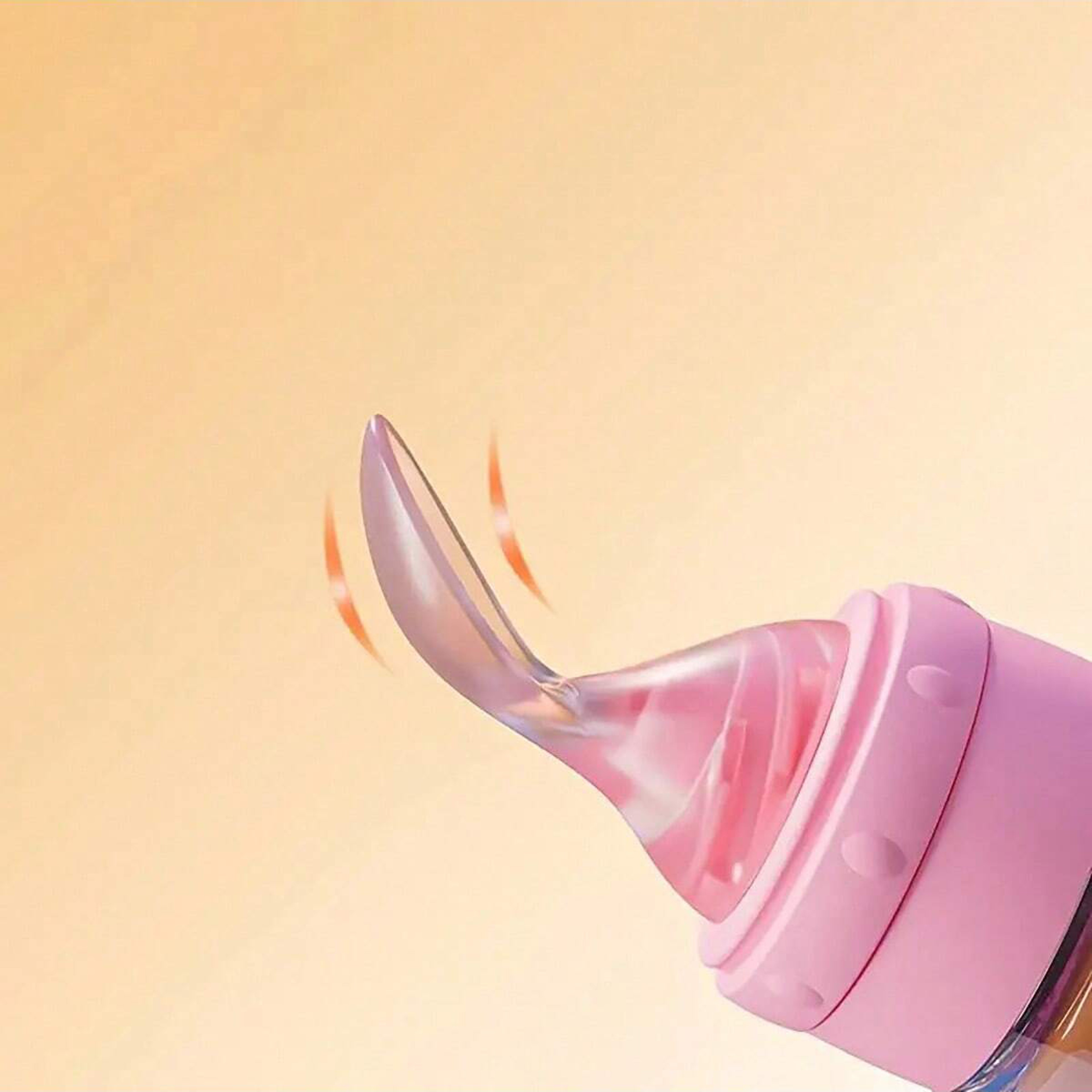 Portable Silicone Baby Food Feeder Spoon Bottle With Dust Cap 3
