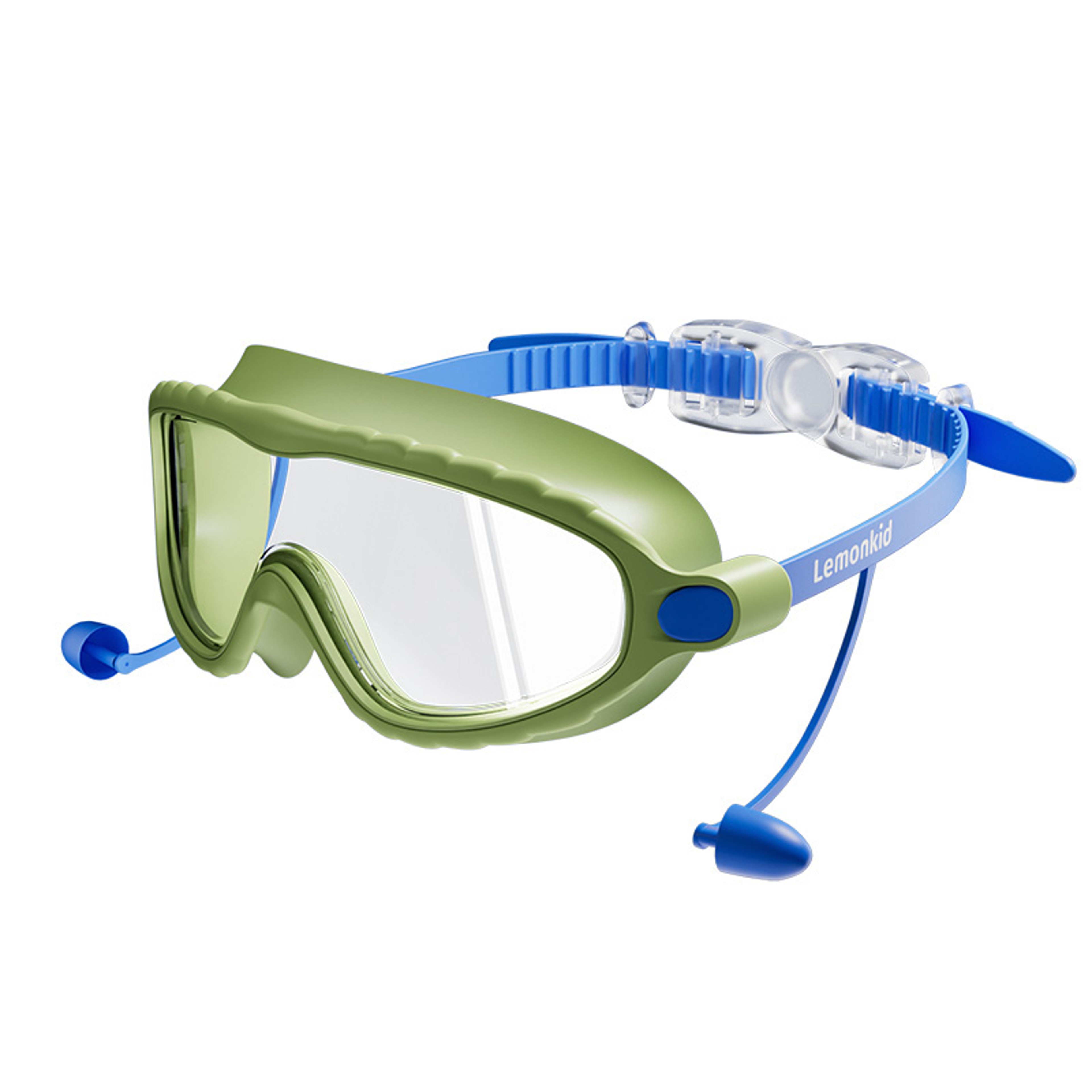 Kids Swimming Goggles Anti Fog UV Protection Wide View Swim Goggles With Earplugs 7