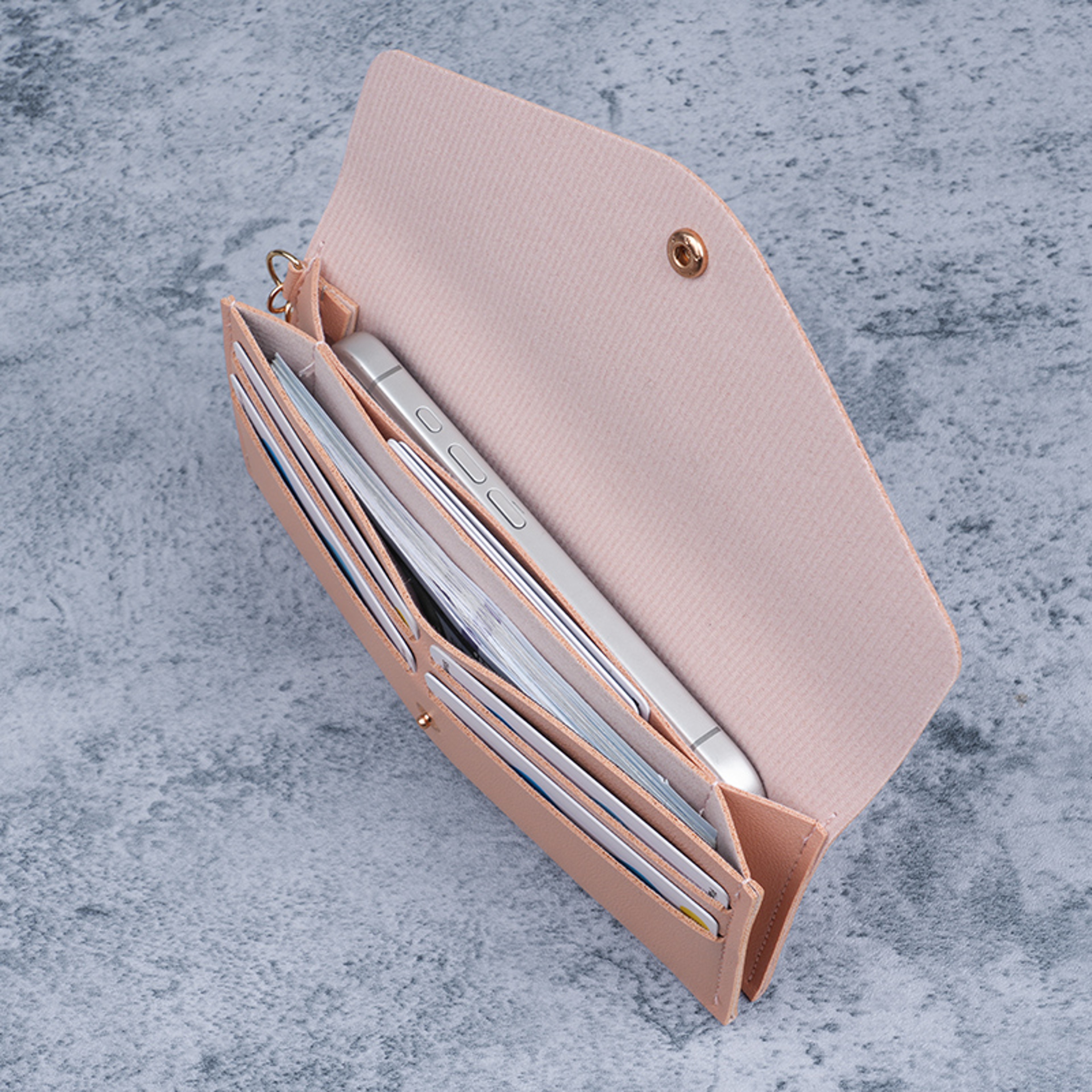 Elegant Womens Long Wallet Phone Clutch With Multiple Card Slots 1