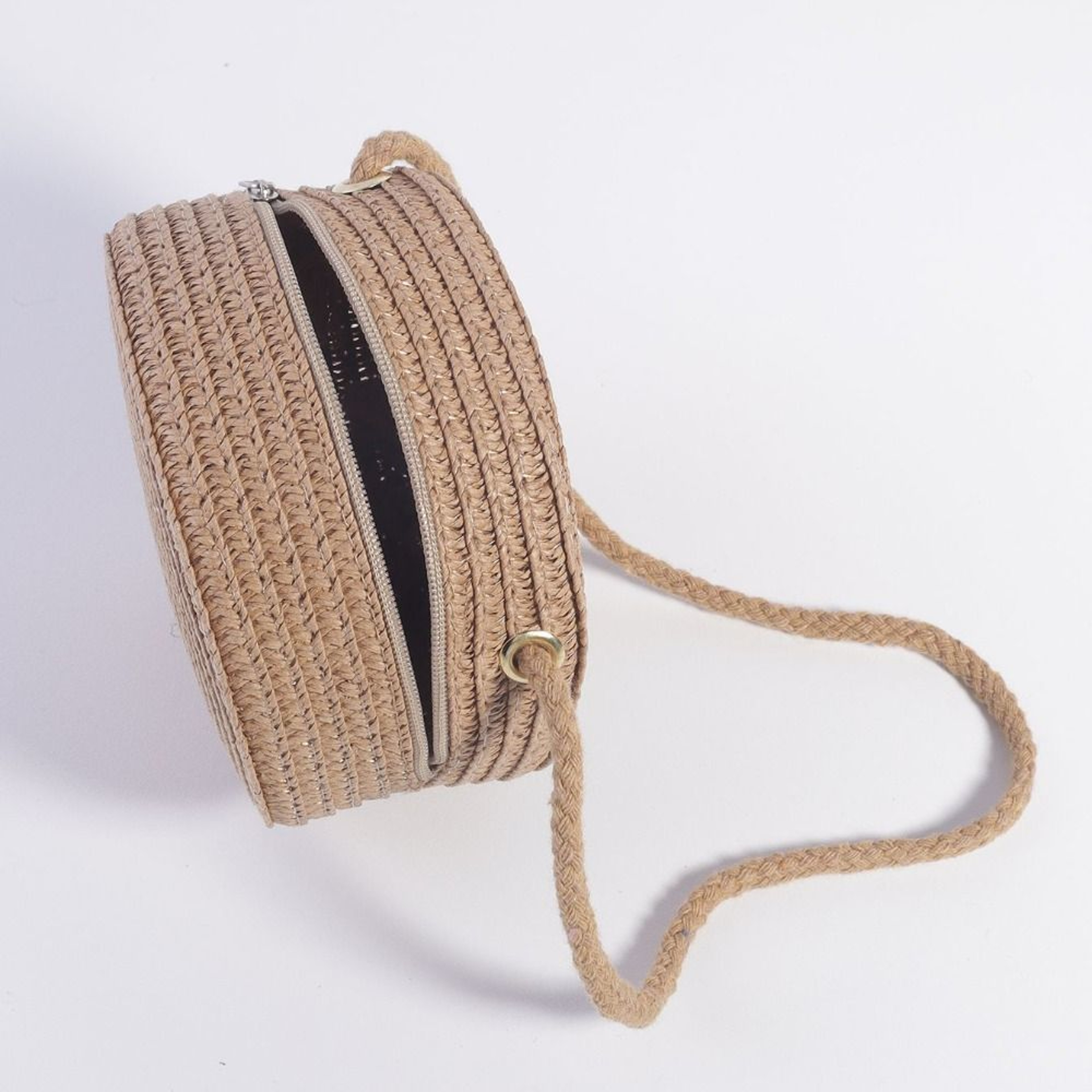 Kids Straw Bag With Lace Bow Lightweight Girls Crossbody Purse For Summer Beach Adventures 2